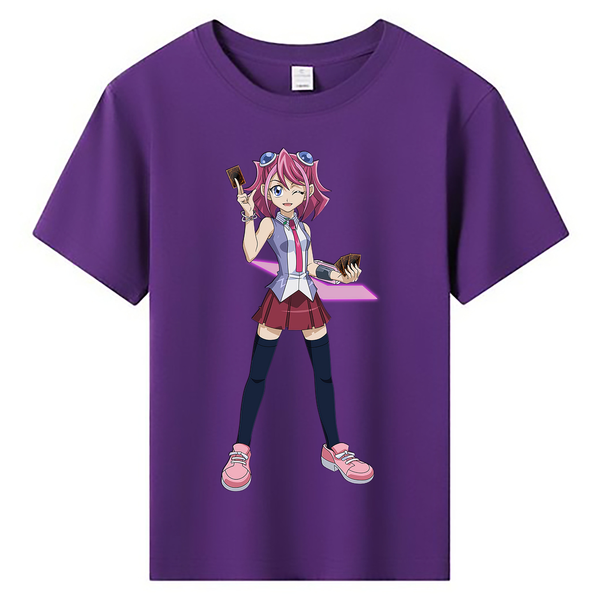 （画像用） 遊☆戯☆王 Yu-Gi-Oh! 綿100％キッズTシャツ（フロントプリント）