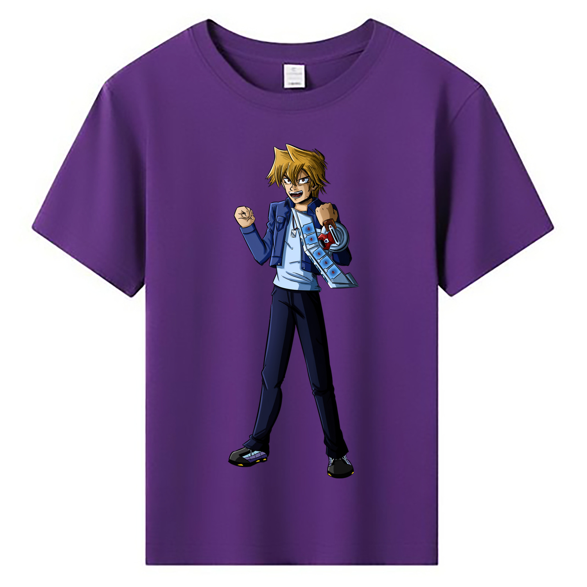 （画像用） 遊☆戯☆王 Yu-Gi-Oh! 綿100％キッズTシャツ（フロントプリント）