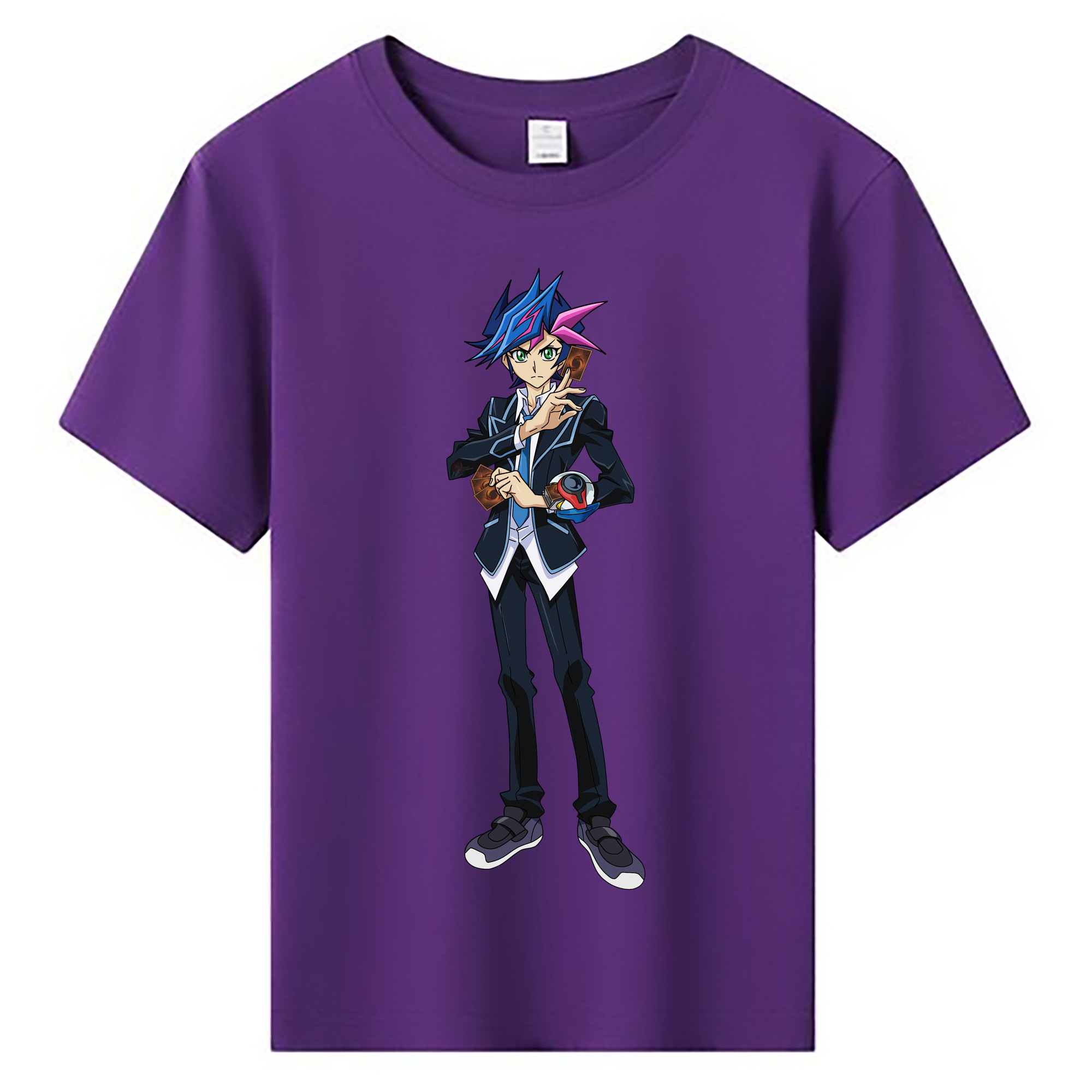 （画像用） 遊☆戯☆王 Yu-Gi-Oh! 綿100％キッズTシャツ（フロントプリント）