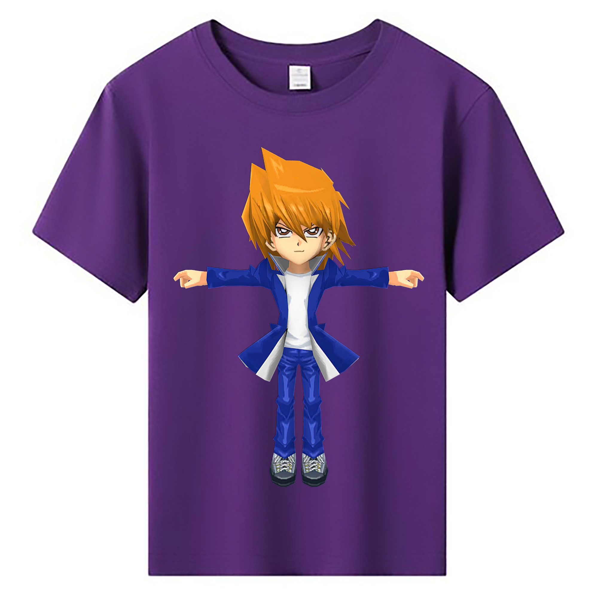 （画像用） 遊☆戯☆王 Yu-Gi-Oh! 綿100％キッズTシャツ（フロントプリント）