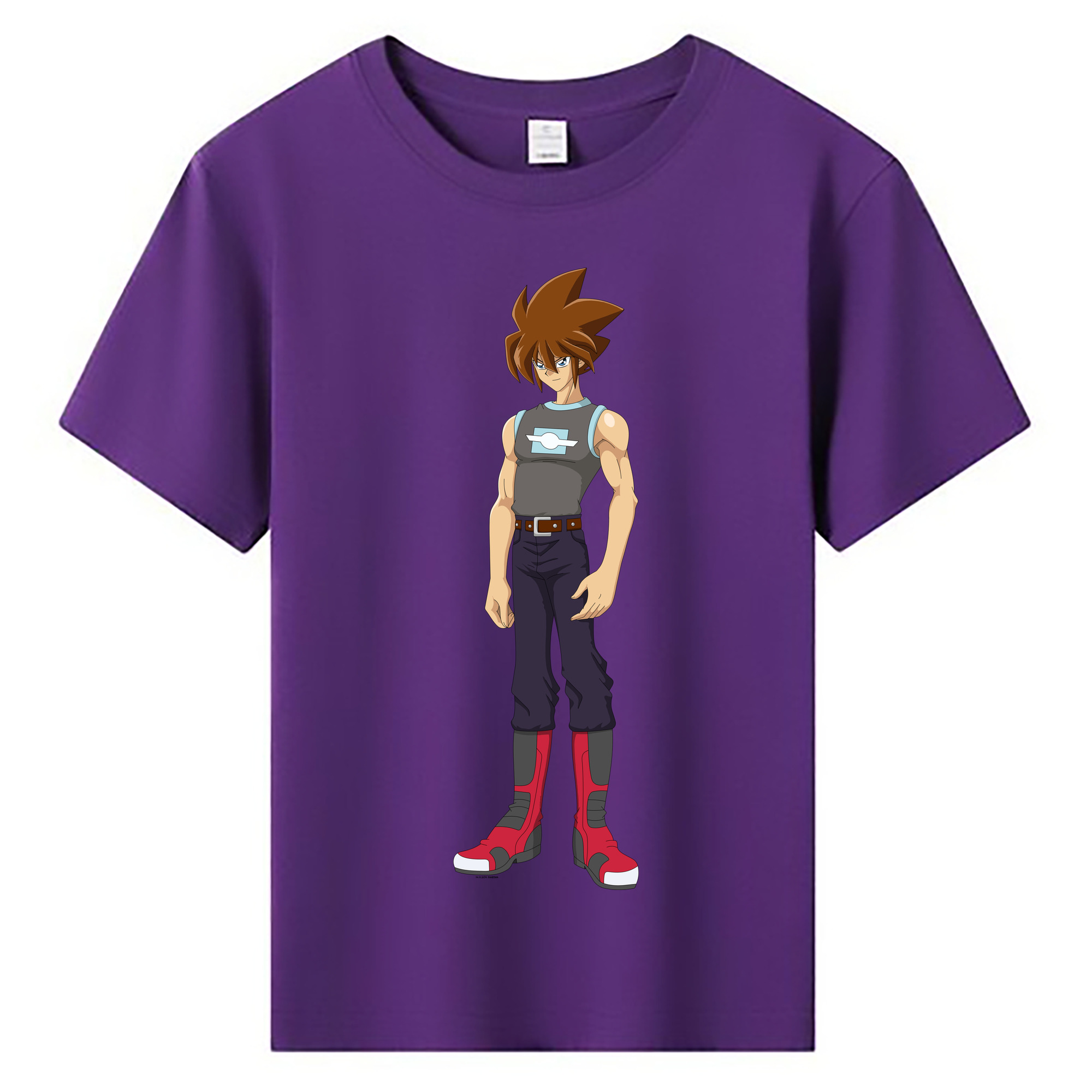 （画像用） 遊☆戯☆王 Yu-Gi-Oh! 綿100％キッズTシャツ（フロントプリント）