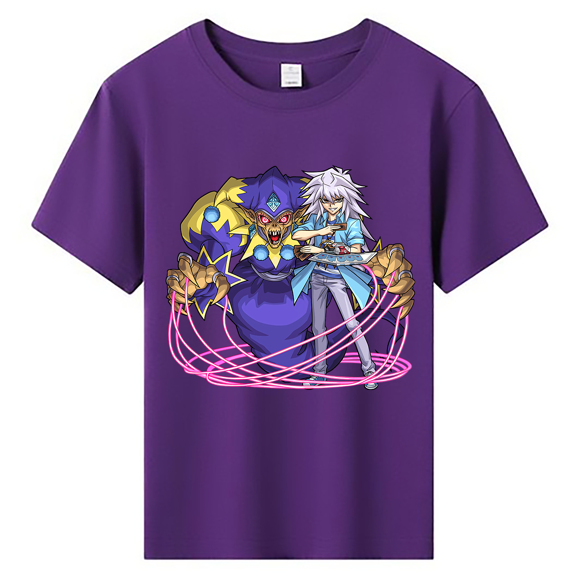 （画像用） 遊☆戯☆王 Yu-Gi-Oh! 綿100％キッズTシャツ（フロントプリント）