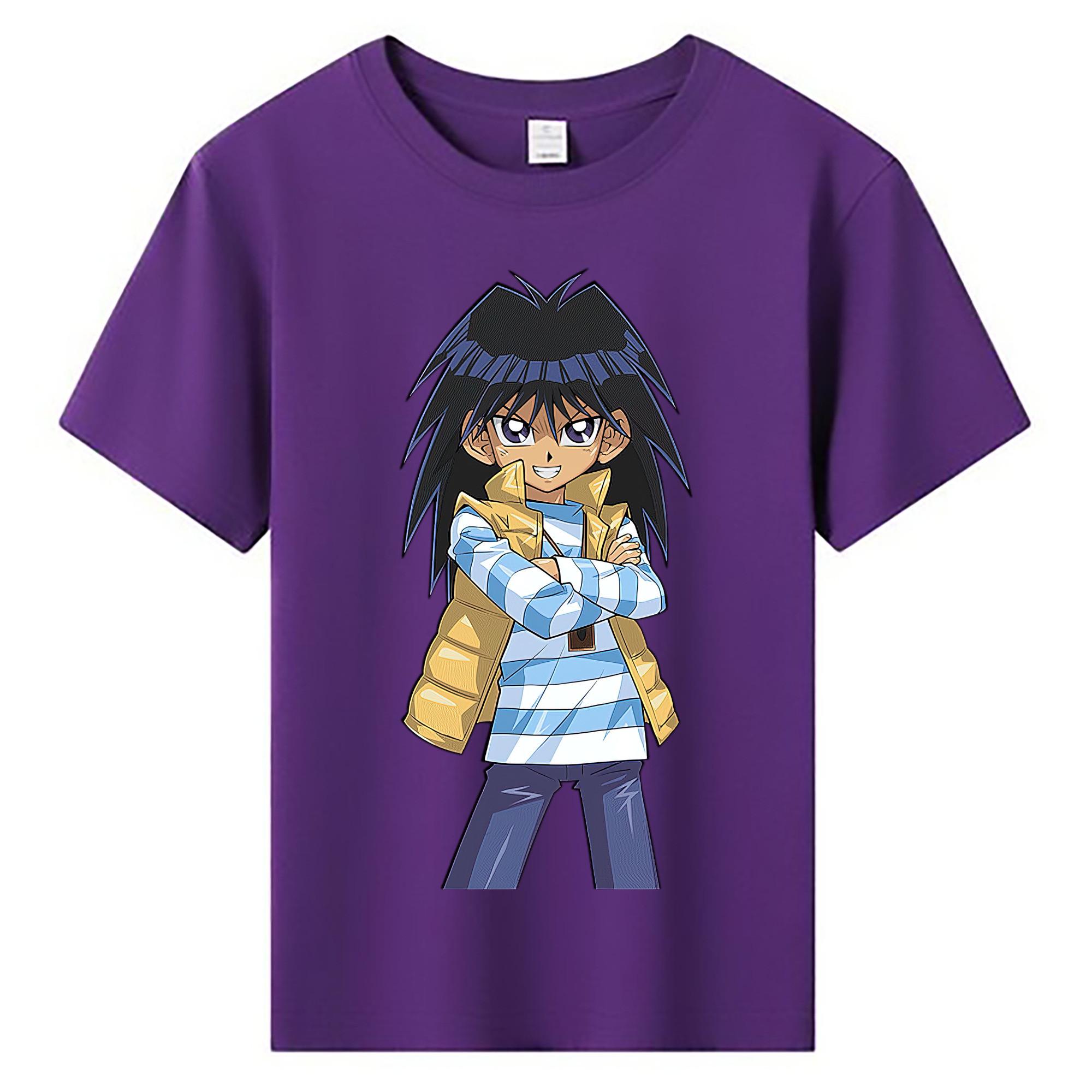 （画像用） 遊☆戯☆王 Yu-Gi-Oh! 綿100％キッズTシャツ（フロントプリント）