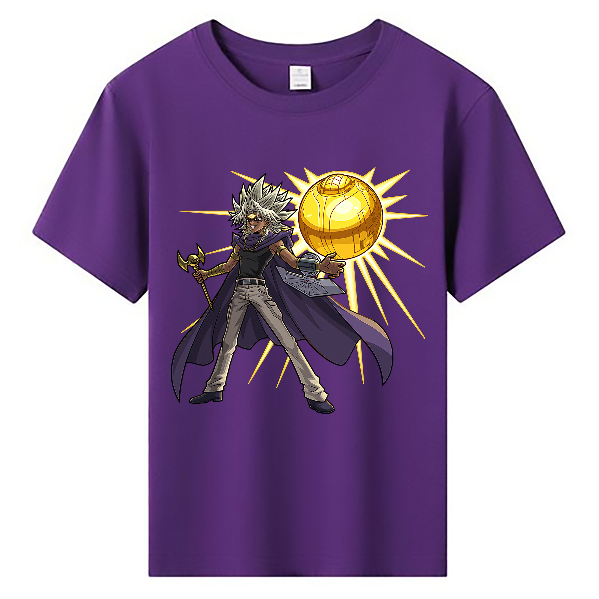 （画像用） 遊☆戯☆王 Yu-Gi-Oh! 綿100％キッズTシャツ（フロントプリント）
