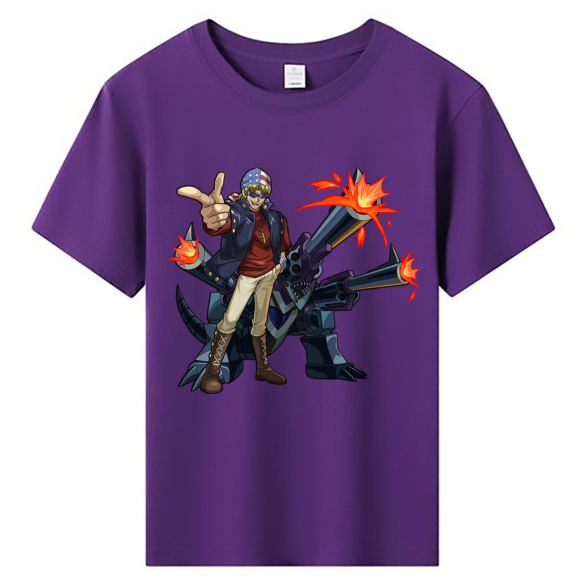 （画像用） 遊☆戯☆王 Yu-Gi-Oh! 綿100％キッズTシャツ（フロントプリント）