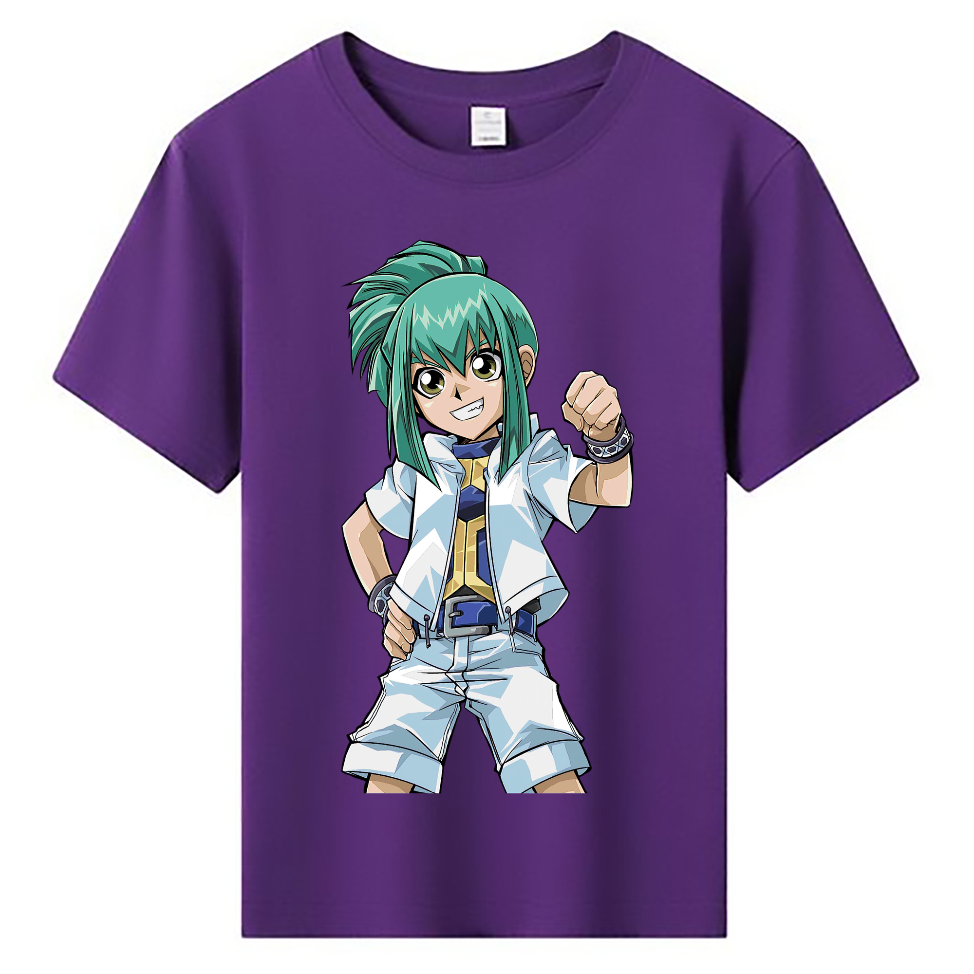 （画像用） 遊☆戯☆王 Yu-Gi-Oh! 綿100％キッズTシャツ（フロントプリント）