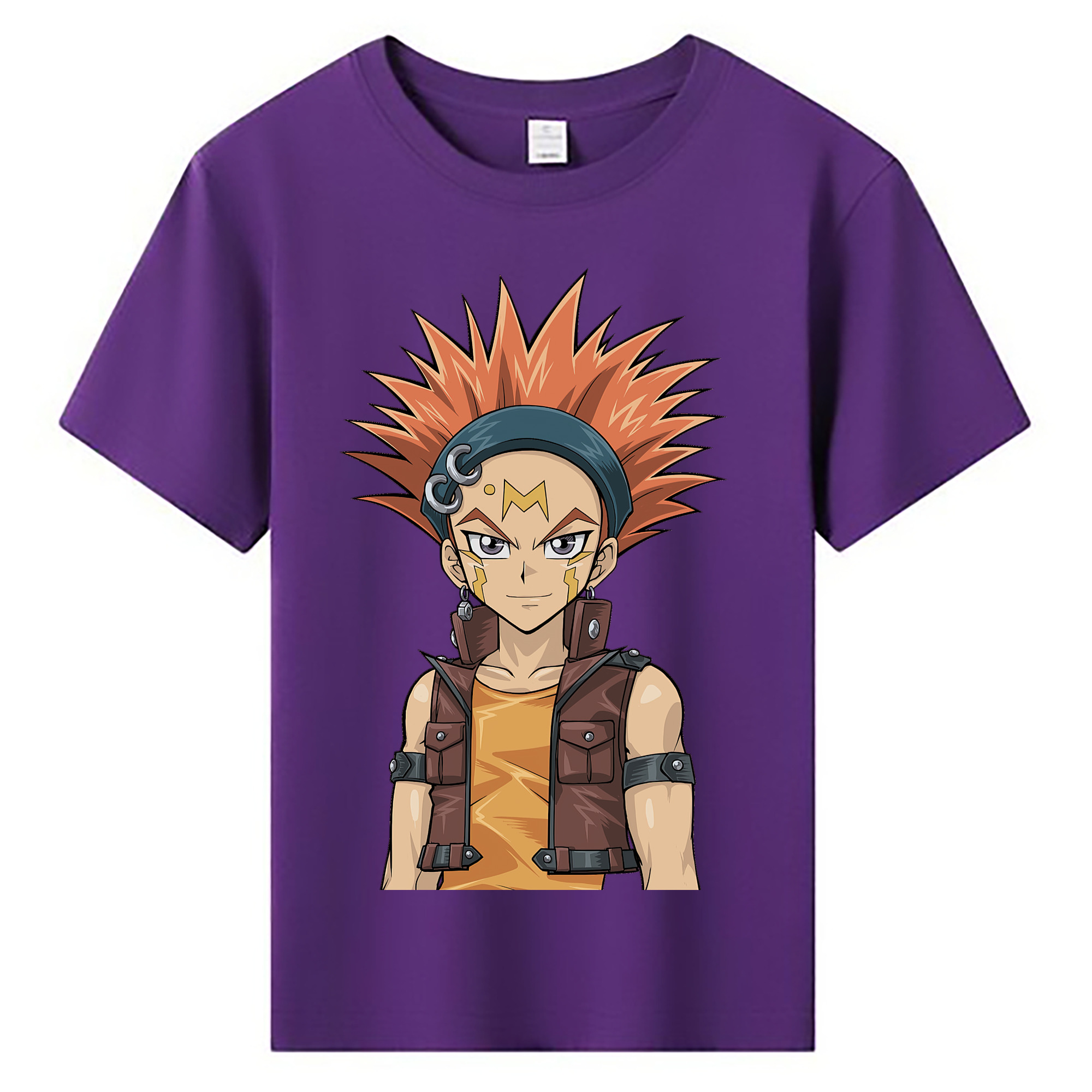 （画像用） 遊☆戯☆王 Yu-Gi-Oh! 綿100％キッズTシャツ（フロントプリント）