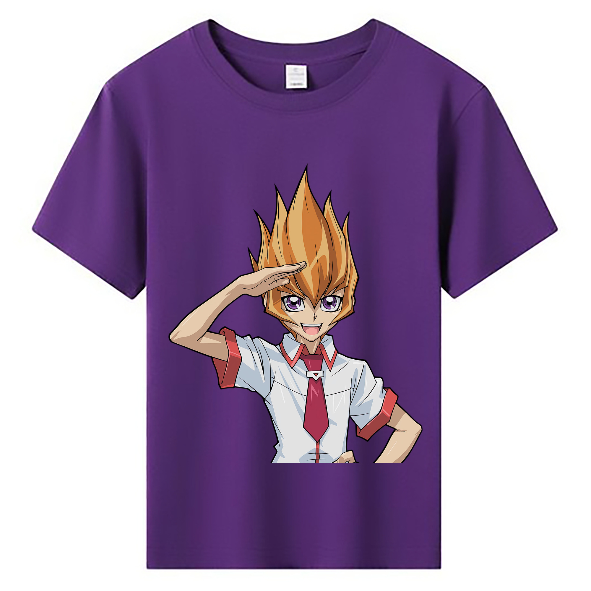 （画像用） 遊☆戯☆王 Yu-Gi-Oh! 綿100％キッズTシャツ（フロントプリント）