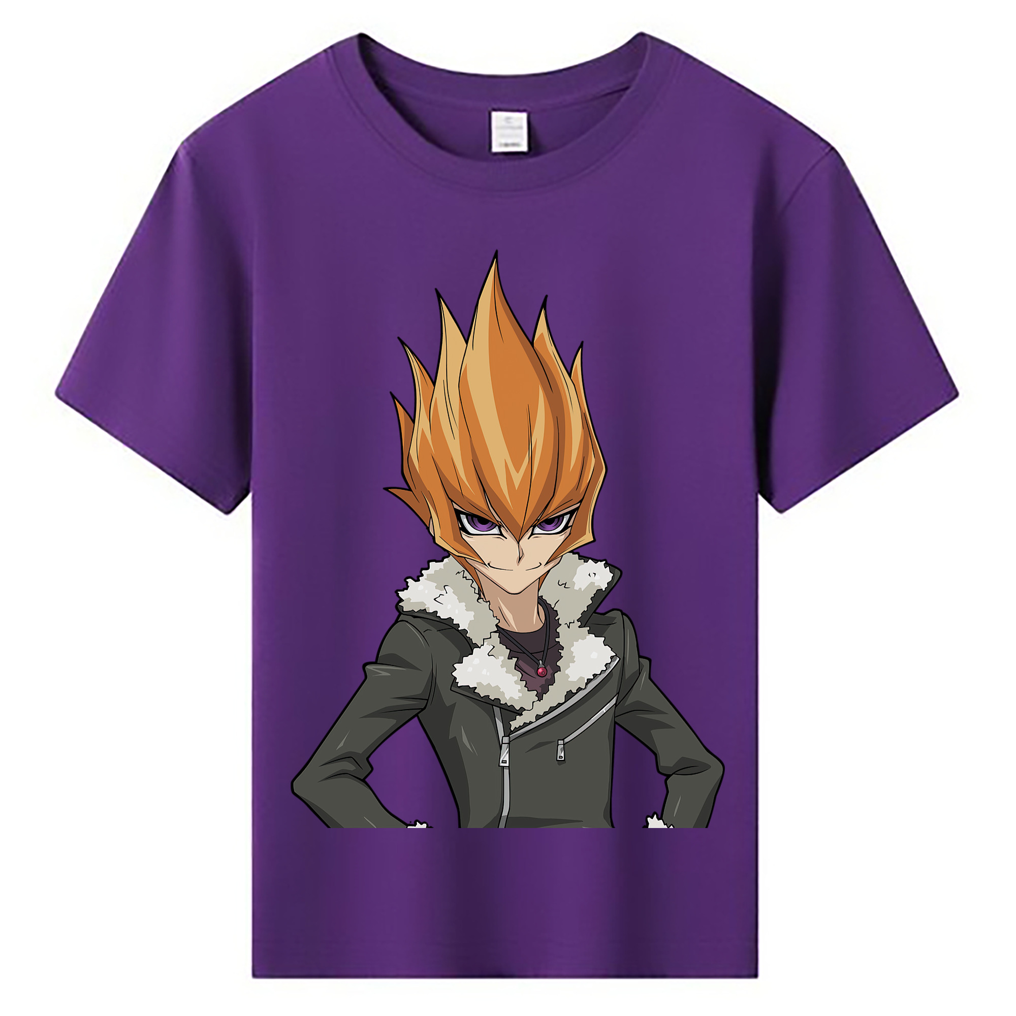 （画像用） 遊☆戯☆王 Yu-Gi-Oh! 綿100％キッズTシャツ（フロントプリント）