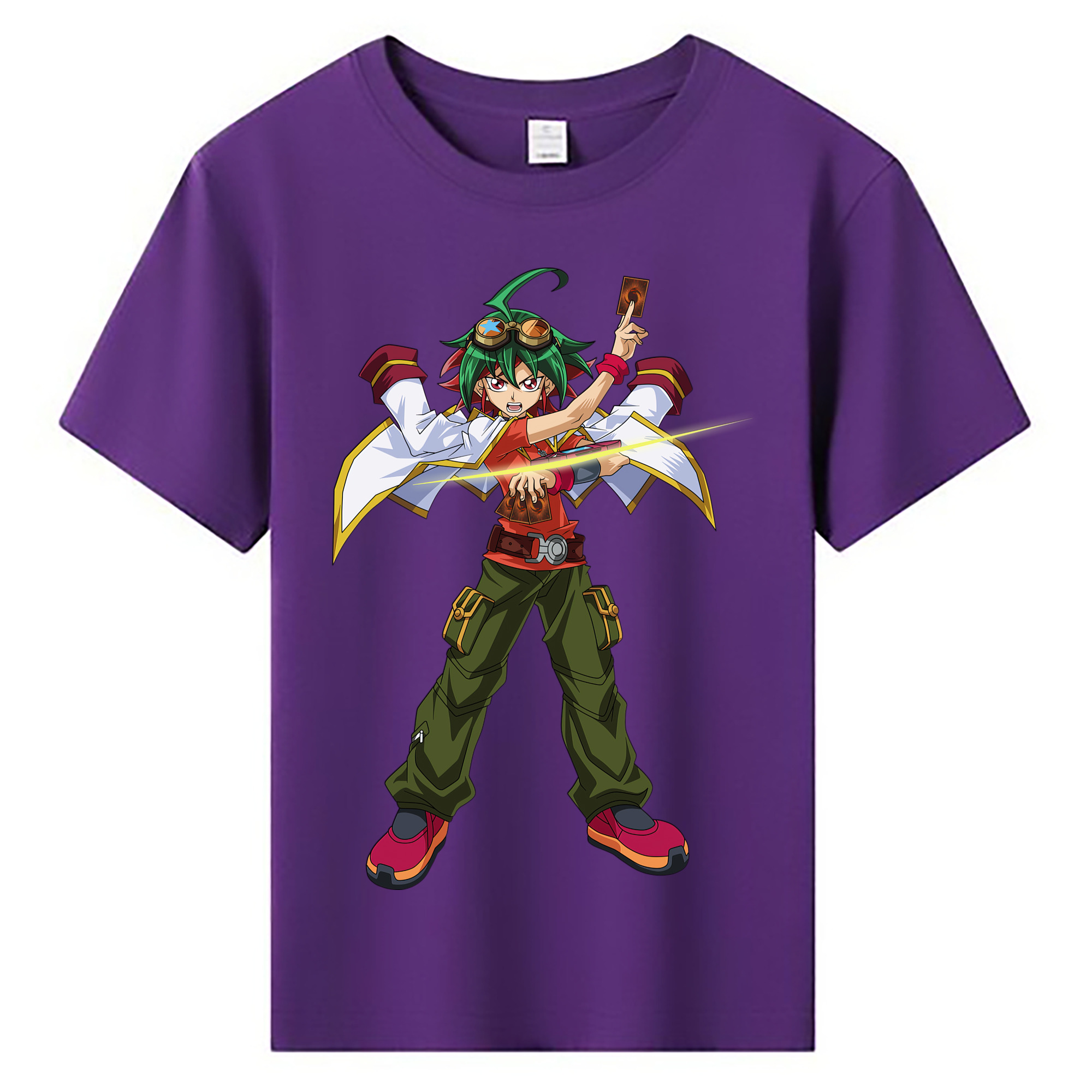 （画像用） 遊☆戯☆王 Yu-Gi-Oh! 綿100％キッズTシャツ（フロントプリント）