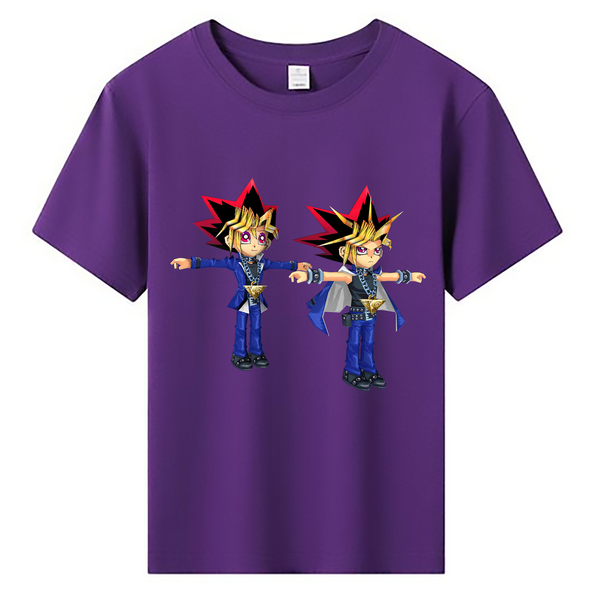（画像用） 遊☆戯☆王 Yu-Gi-Oh! 綿100％キッズTシャツ（フロントプリント）