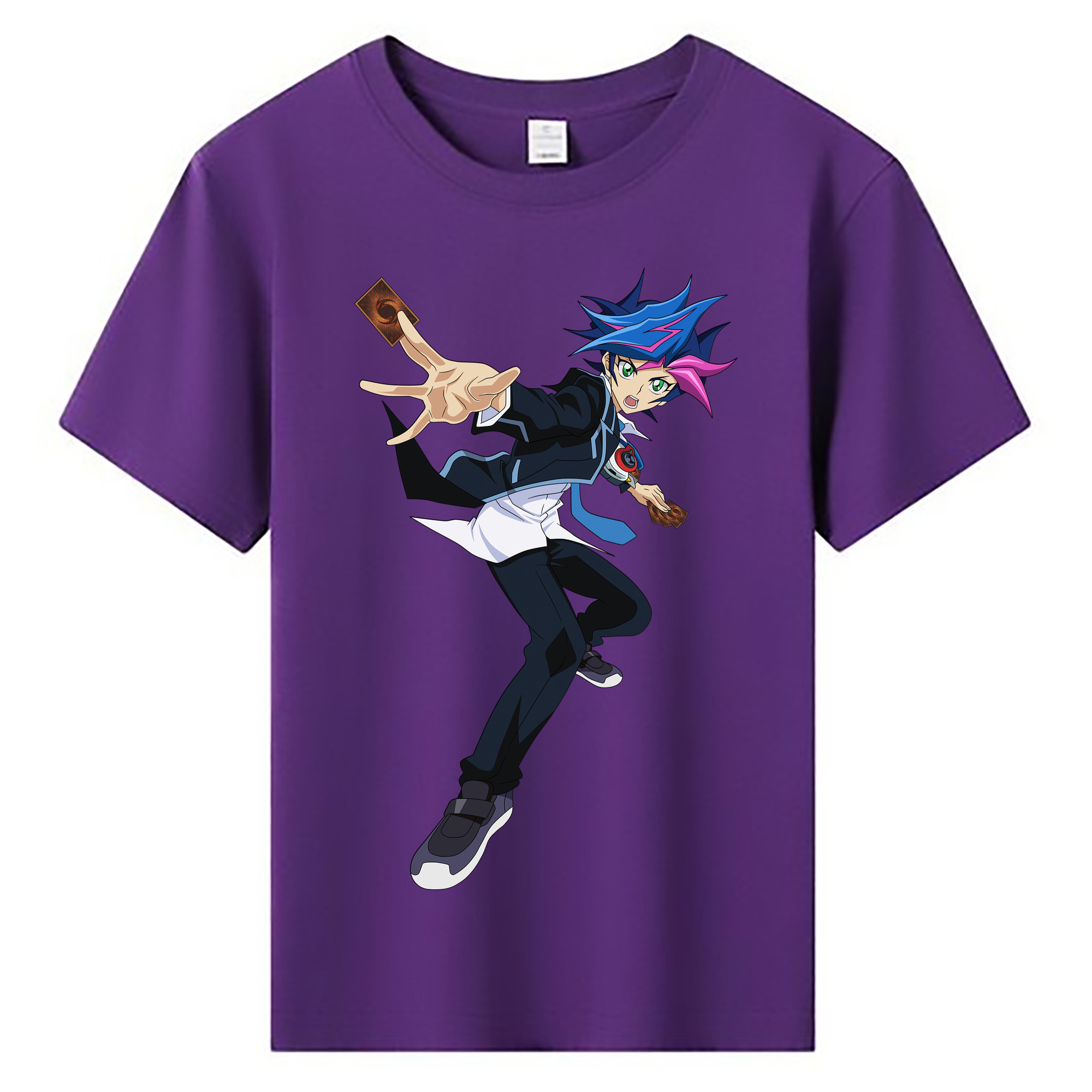（画像用） 遊☆戯☆王 Yu-Gi-Oh! 綿100％キッズTシャツ（フロントプリント）