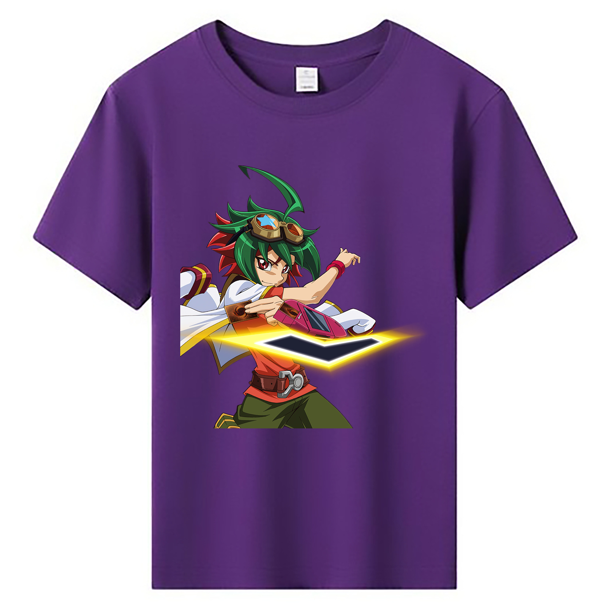 （画像用） 遊☆戯☆王 Yu-Gi-Oh! 綿100％キッズTシャツ（フロントプリント）