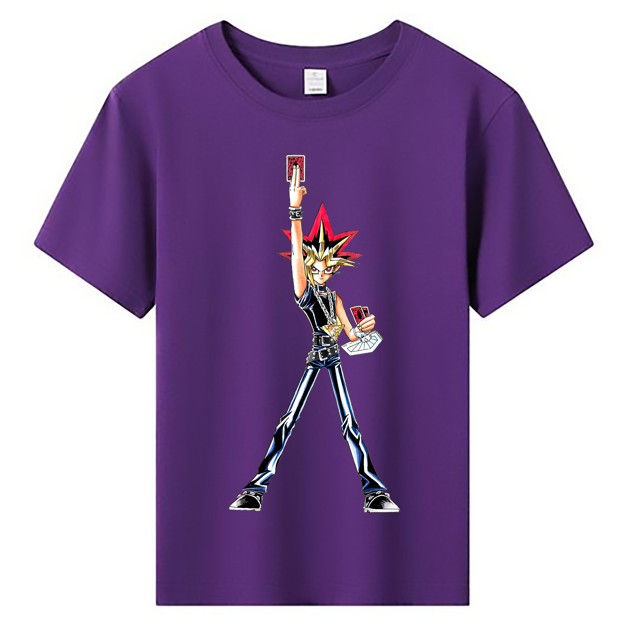 （画像用） 遊☆戯☆王 Yu-Gi-Oh! 綿100％キッズTシャツ（フロントプリント）