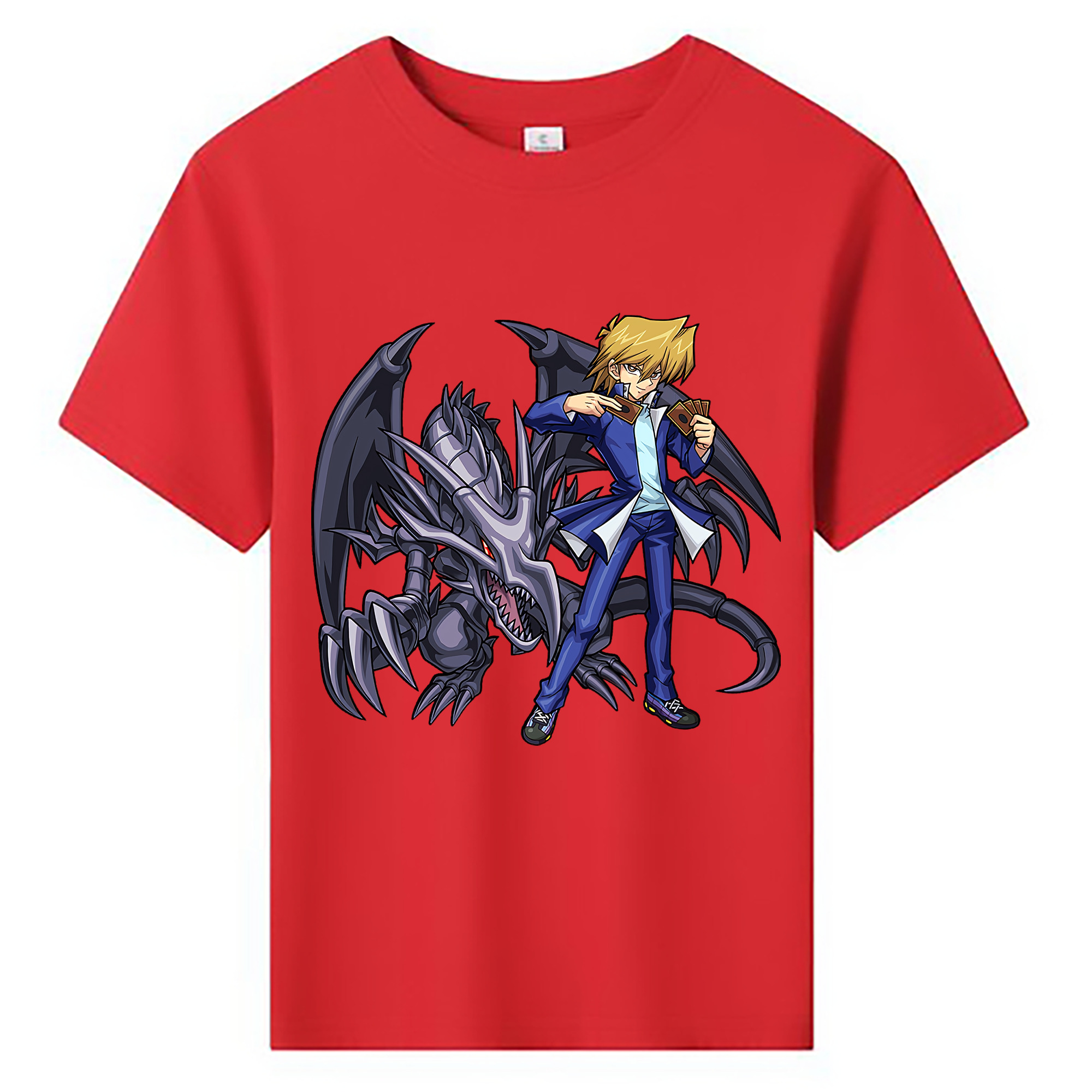 （画像用） 遊☆戯☆王 Yu-Gi-Oh! 綿100％キッズTシャツ（フロントプリント）