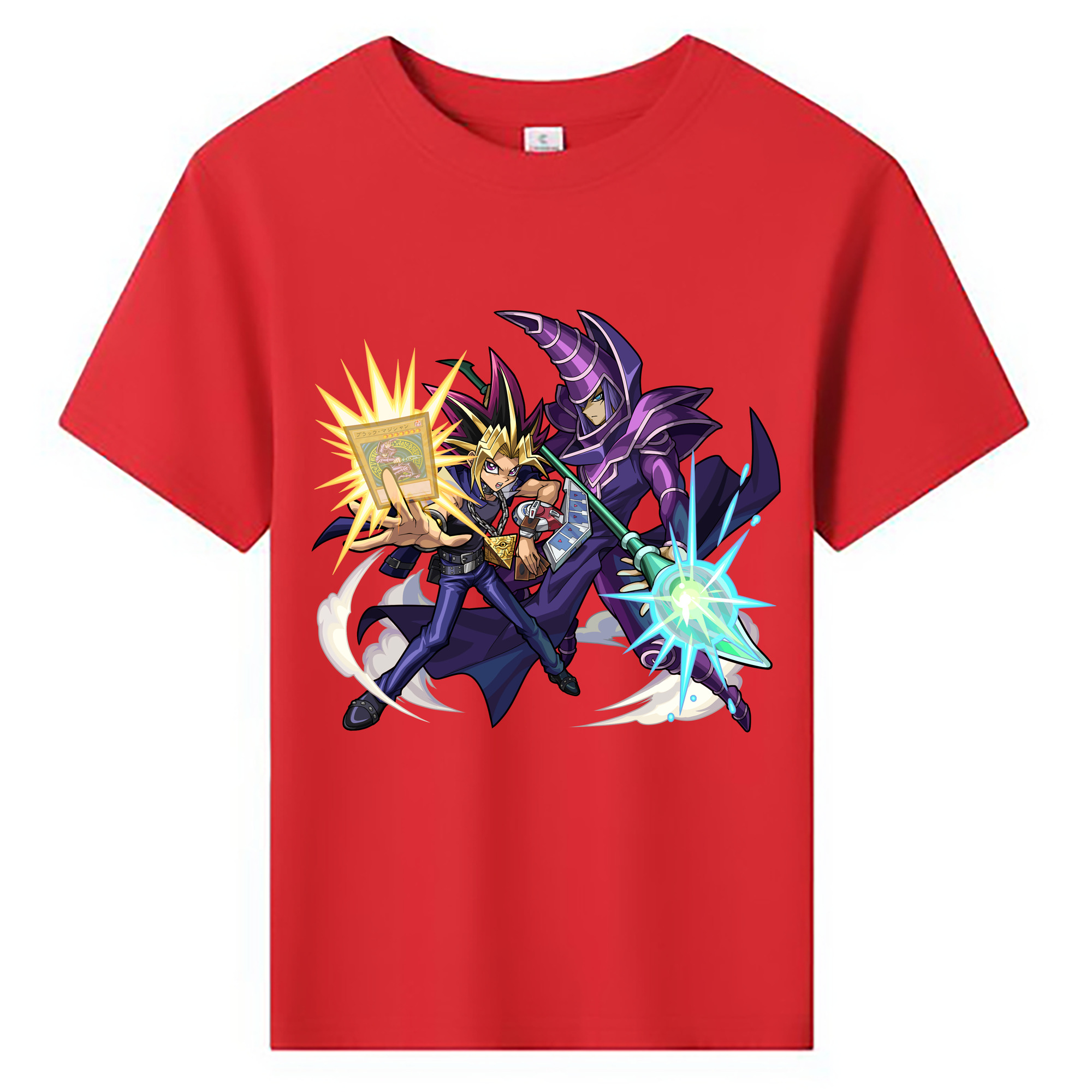 （画像用） 遊☆戯☆王 Yu-Gi-Oh! 綿100％キッズTシャツ（フロントプリント）