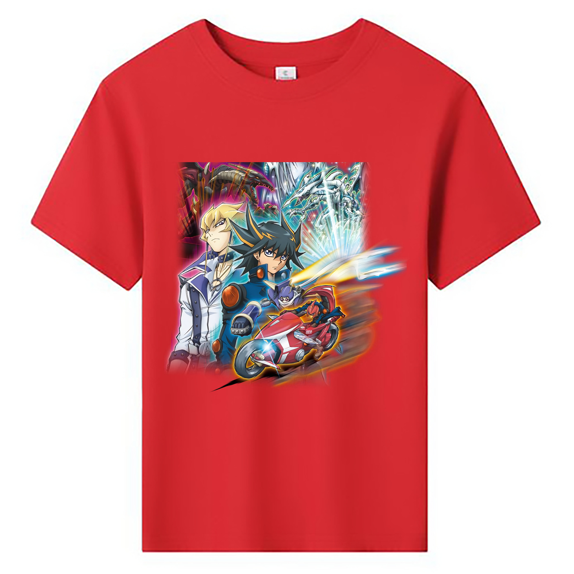 （画像用） 遊☆戯☆王 Yu-Gi-Oh! 綿100％キッズTシャツ（フロントプリント）