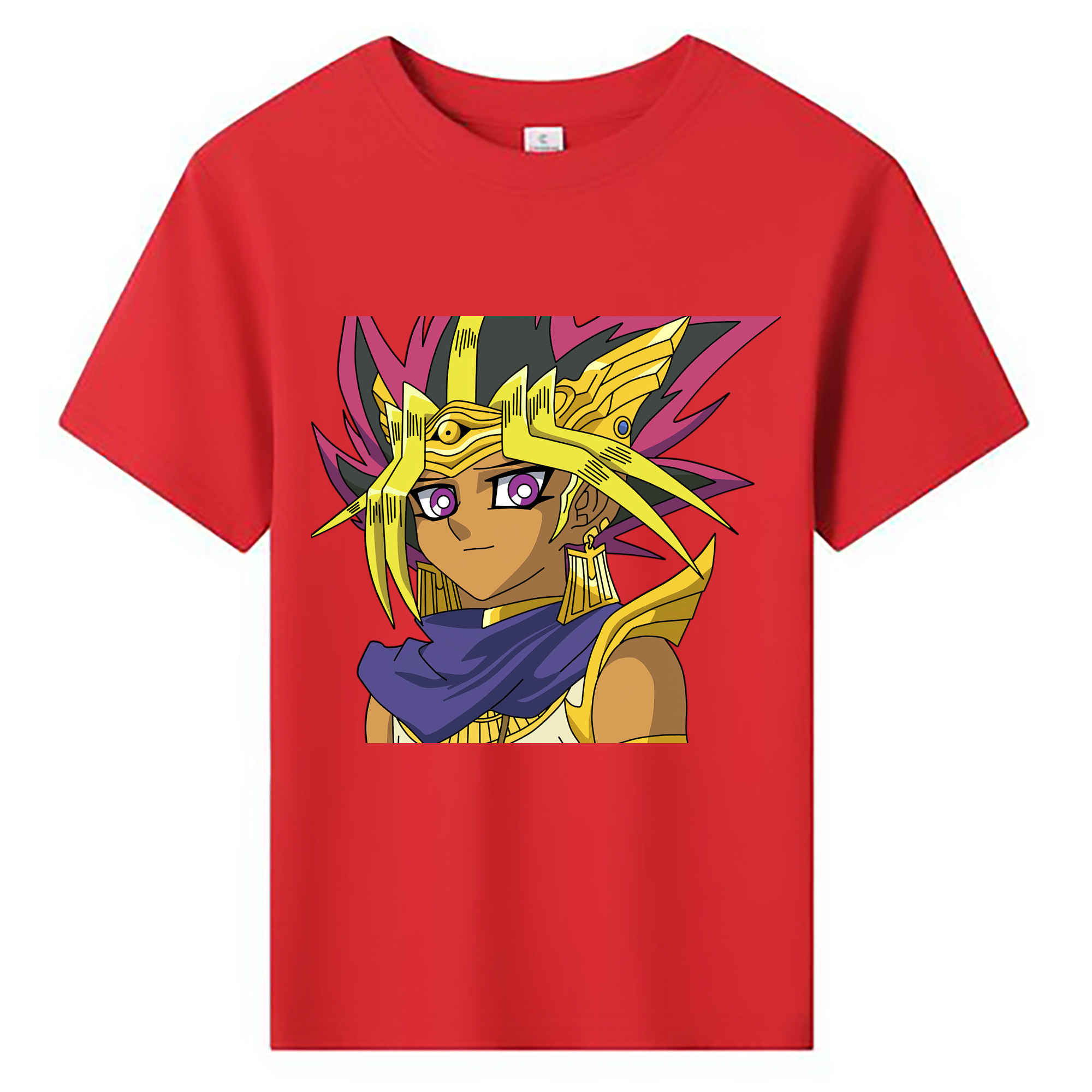 （画像用） 遊☆戯☆王 Yu-Gi-Oh! 綿100％キッズTシャツ（フロントプリント）
