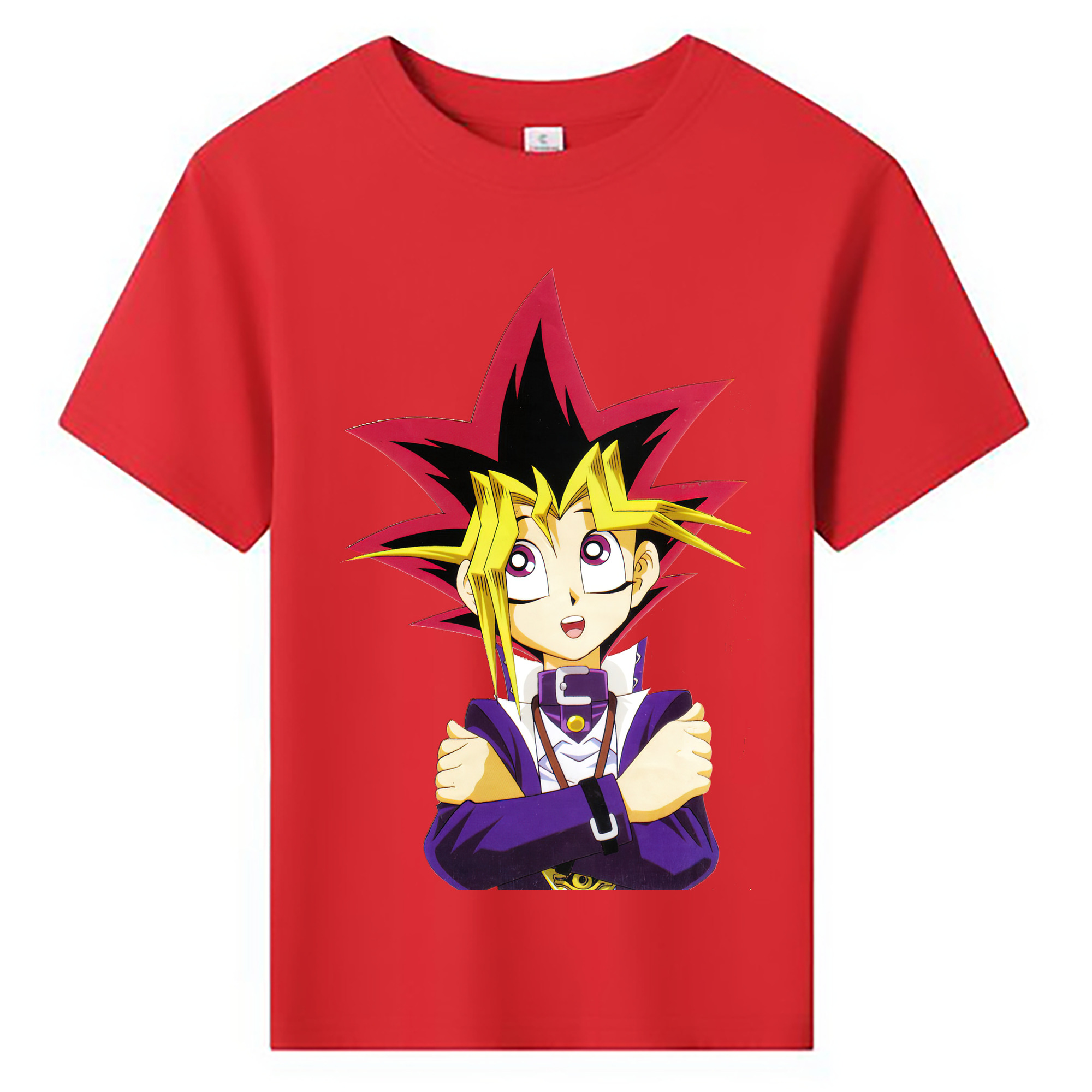 （画像用） 遊☆戯☆王 Yu-Gi-Oh! 綿100％キッズTシャツ（フロントプリント）
