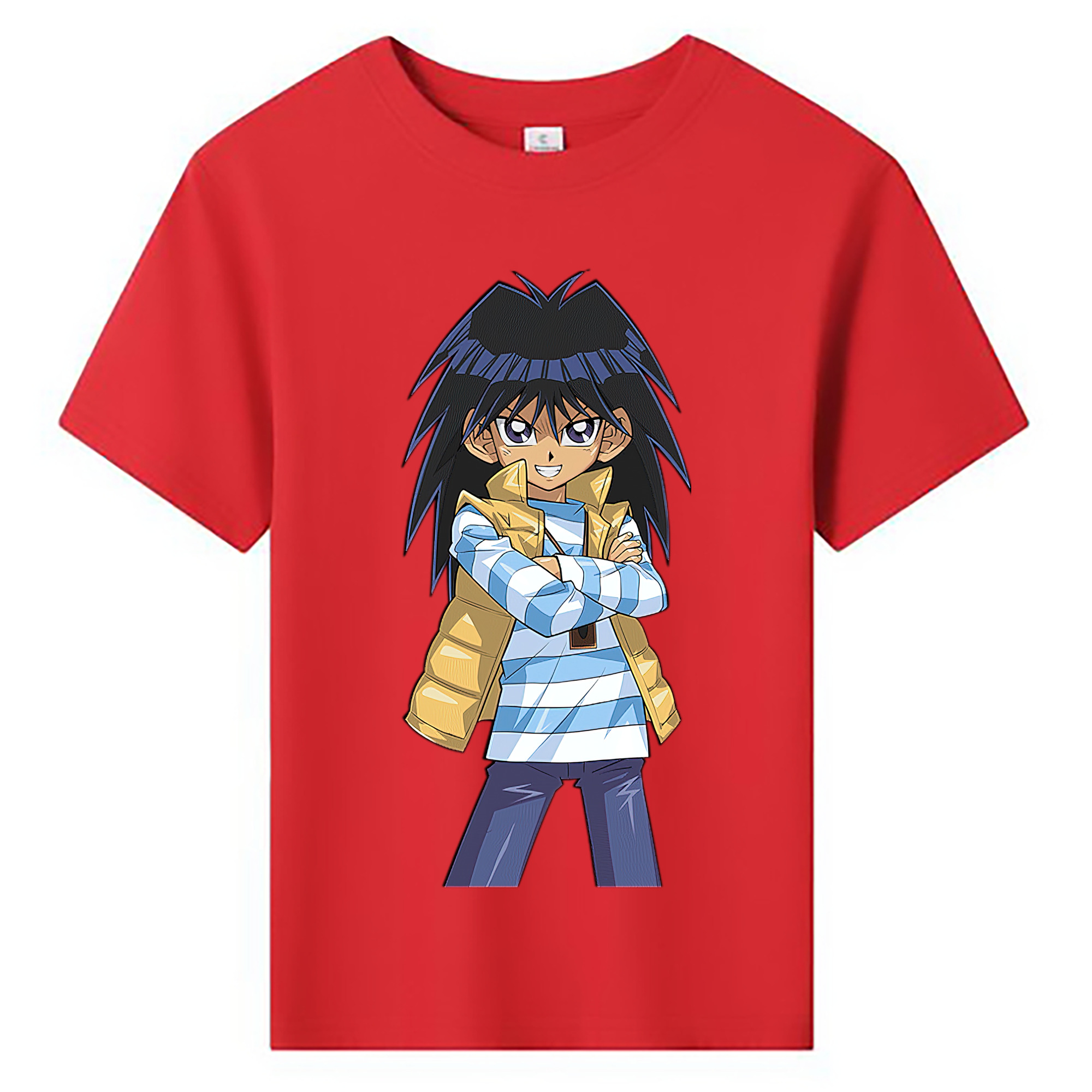 （画像用） 遊☆戯☆王 Yu-Gi-Oh! 綿100％キッズTシャツ（フロントプリント）