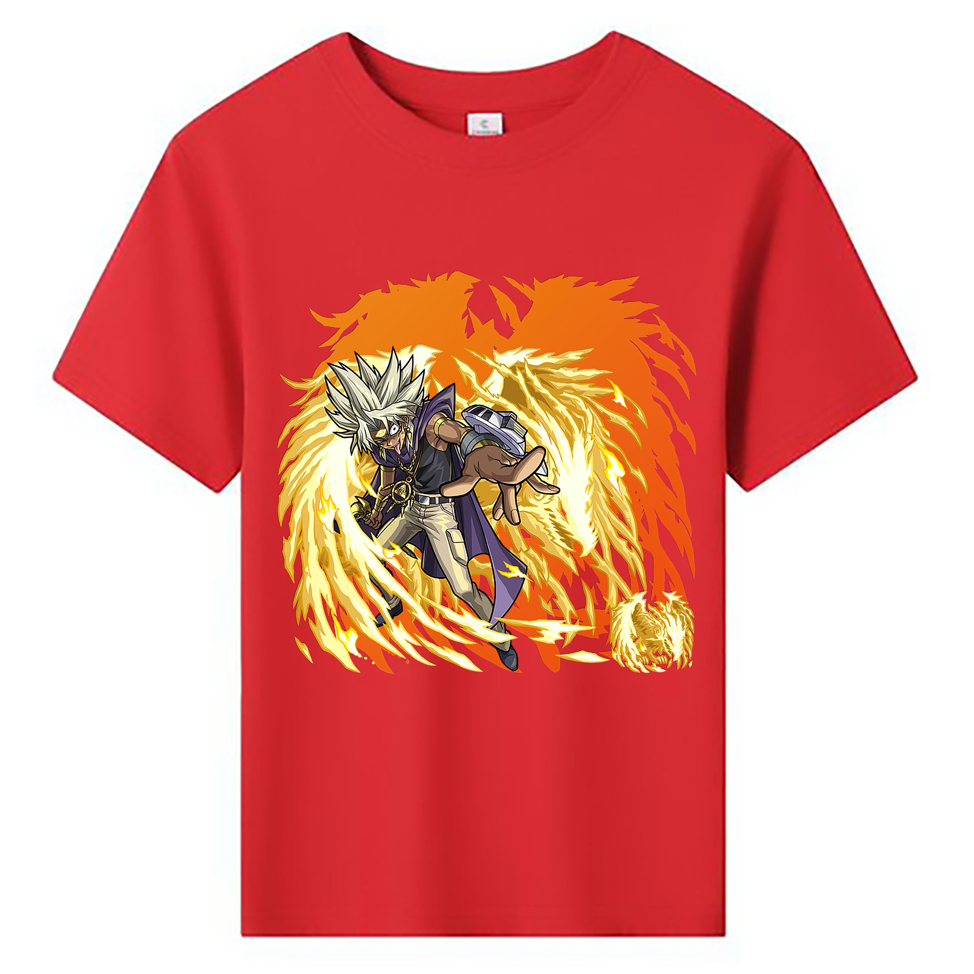 （画像用） 遊☆戯☆王 Yu-Gi-Oh! 綿100％キッズTシャツ（フロントプリント）
