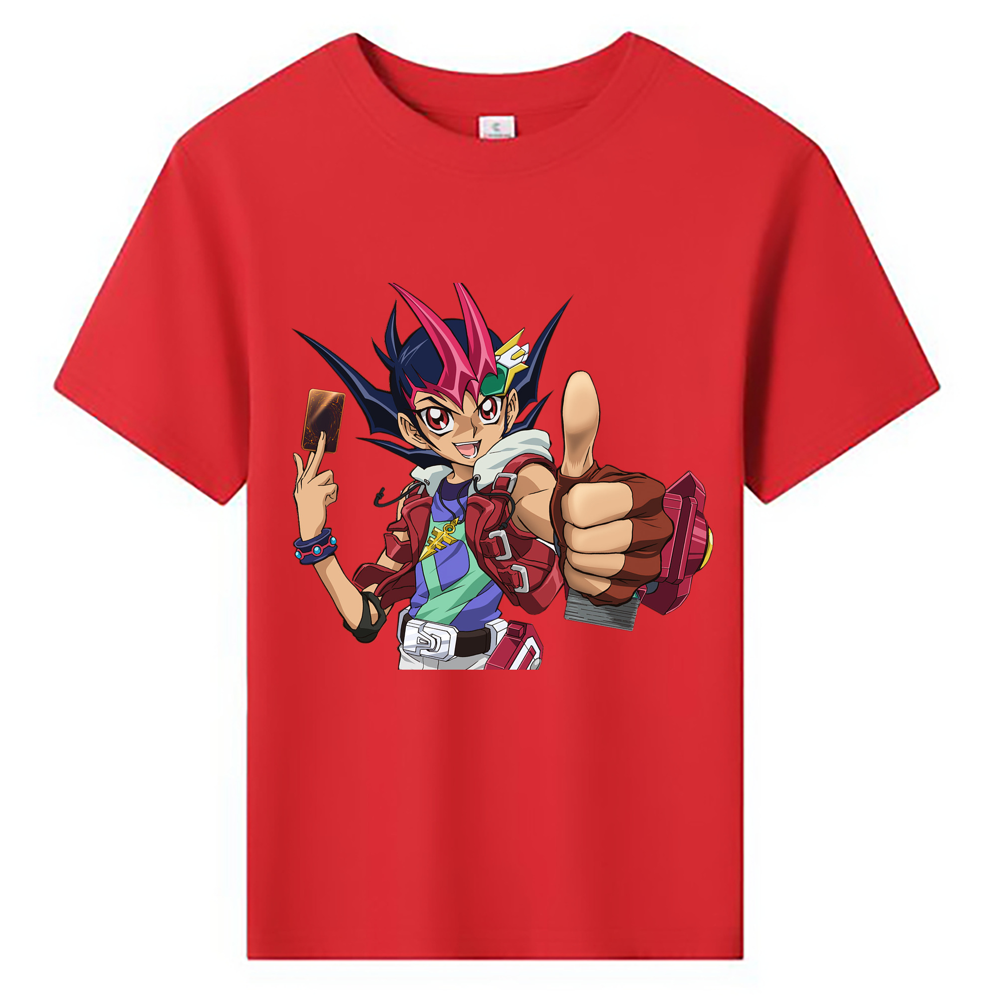 （画像用） 遊☆戯☆王 Yu-Gi-Oh! 綿100％キッズTシャツ（フロントプリント）