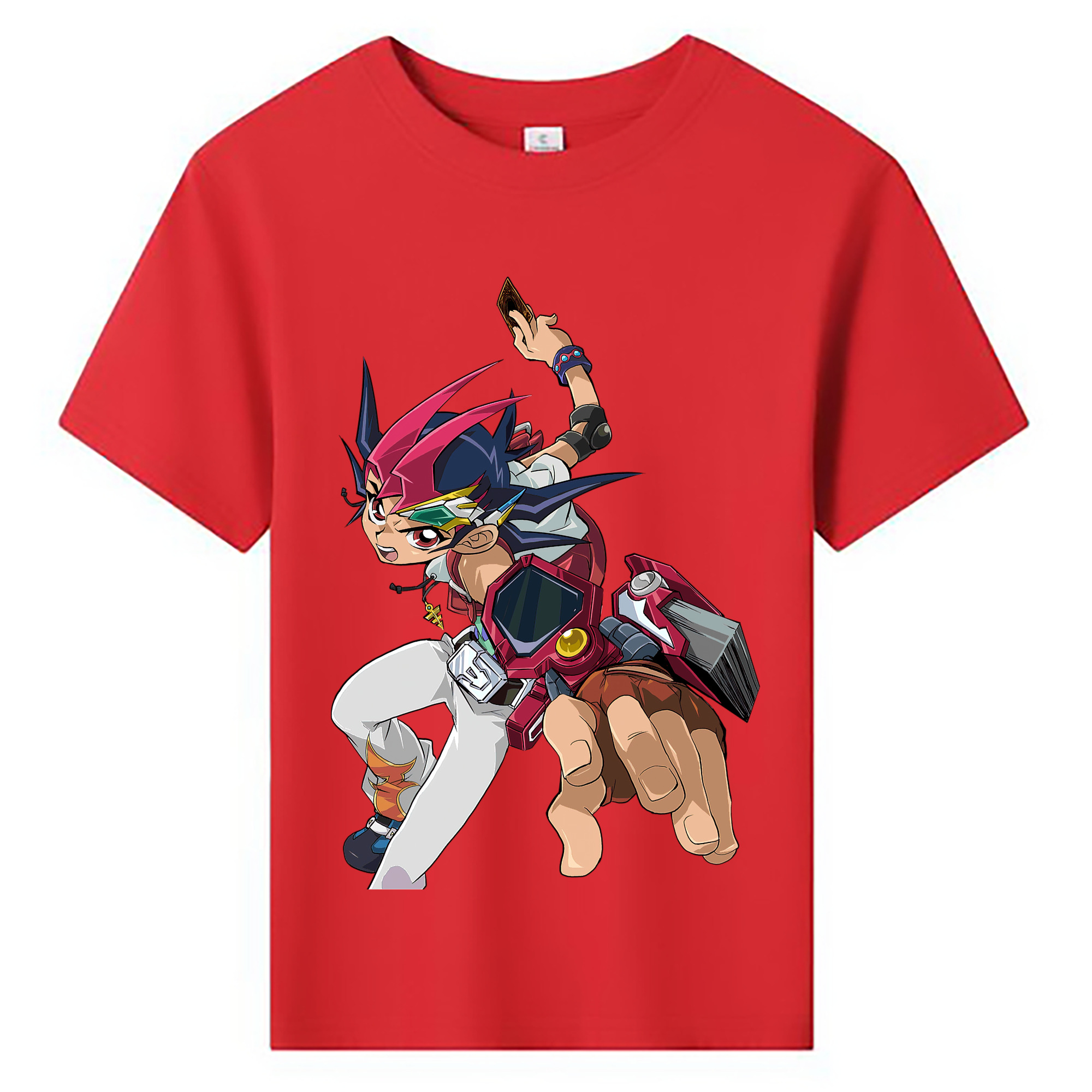 （画像用） 遊☆戯☆王 Yu-Gi-Oh! 綿100％キッズTシャツ（フロントプリント）