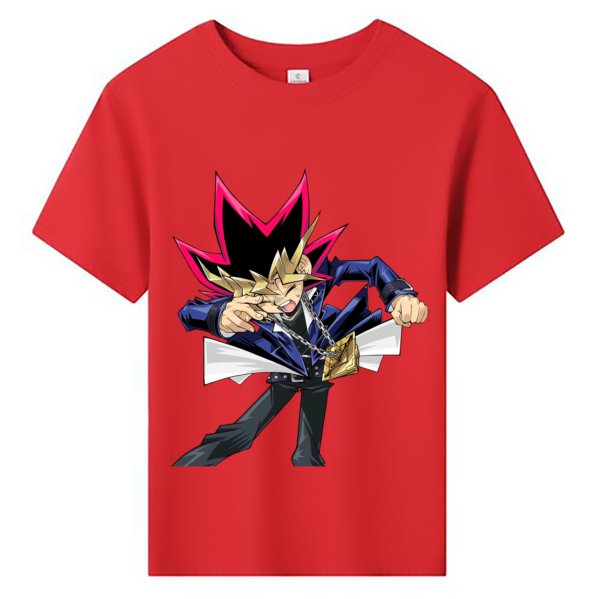 （画像用） 遊☆戯☆王 Yu-Gi-Oh! 綿100％キッズTシャツ（フロントプリント）