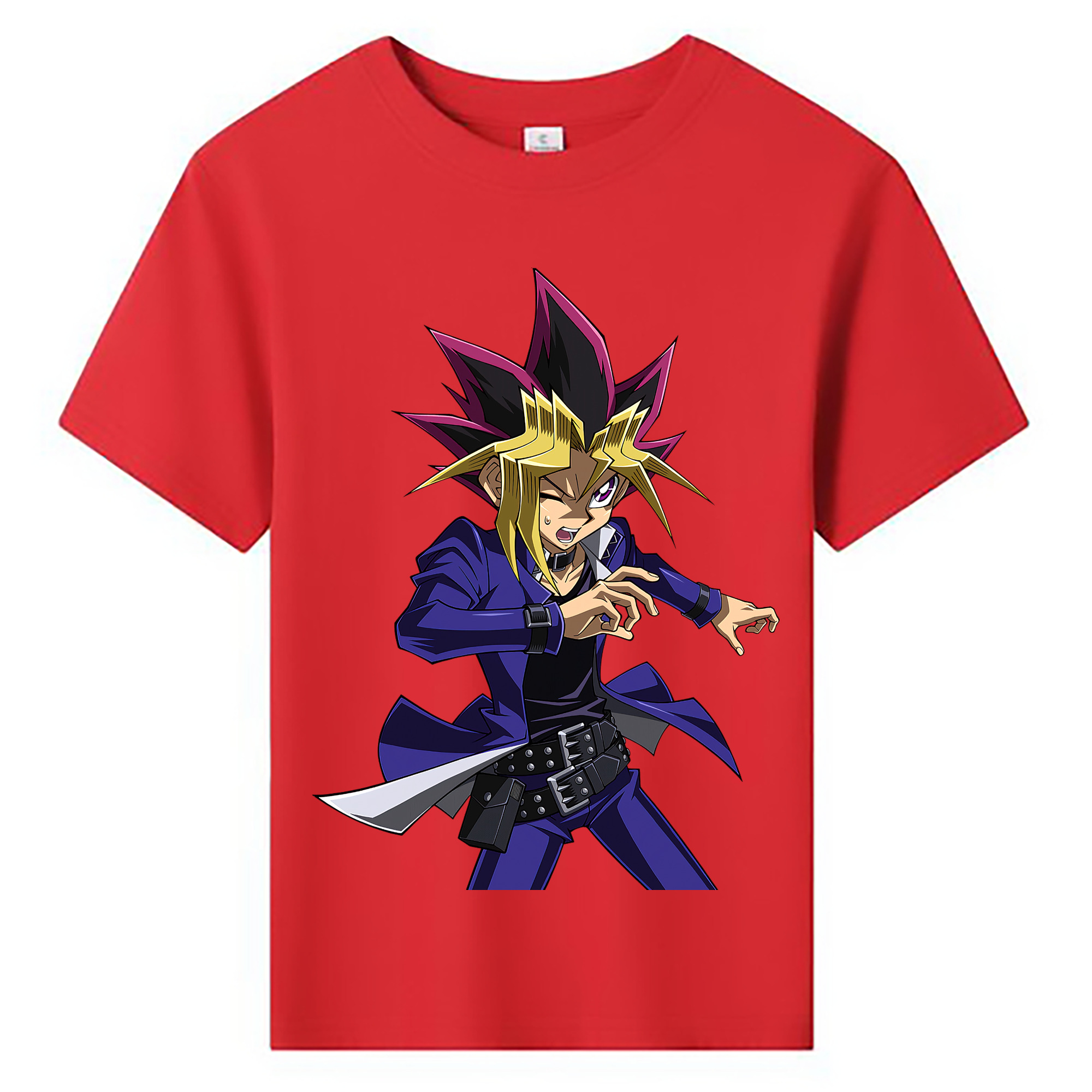 （画像用） 遊☆戯☆王 Yu-Gi-Oh! 綿100％キッズTシャツ（フロントプリント）