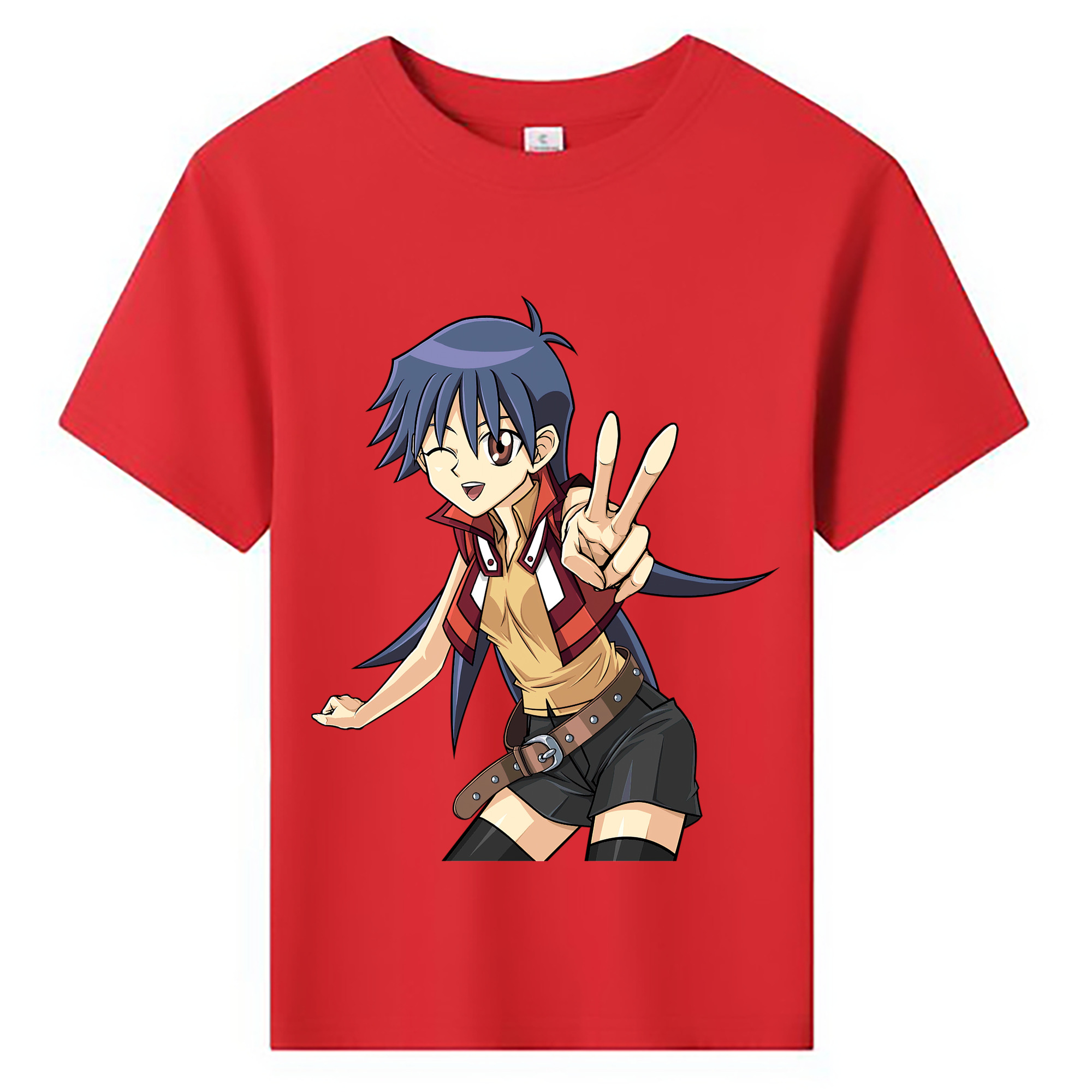 （画像用） 遊☆戯☆王 Yu-Gi-Oh! 綿100％キッズTシャツ（フロントプリント）