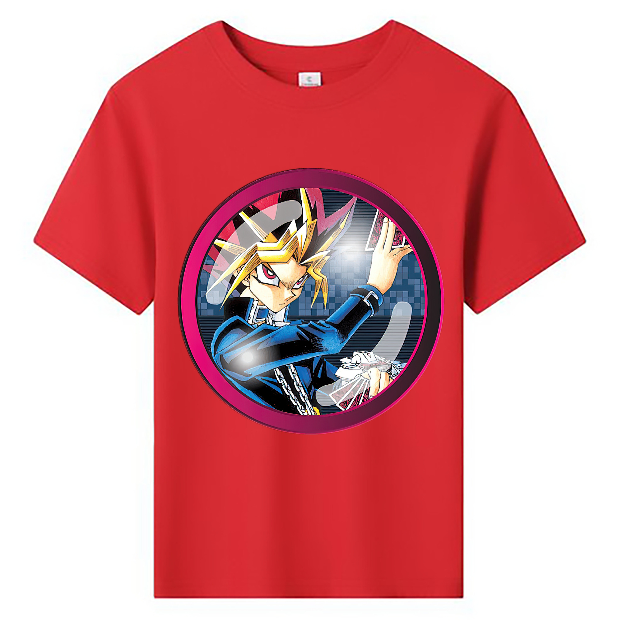 （画像用） 遊☆戯☆王 Yu-Gi-Oh! 綿100％キッズTシャツ（フロントプリント）