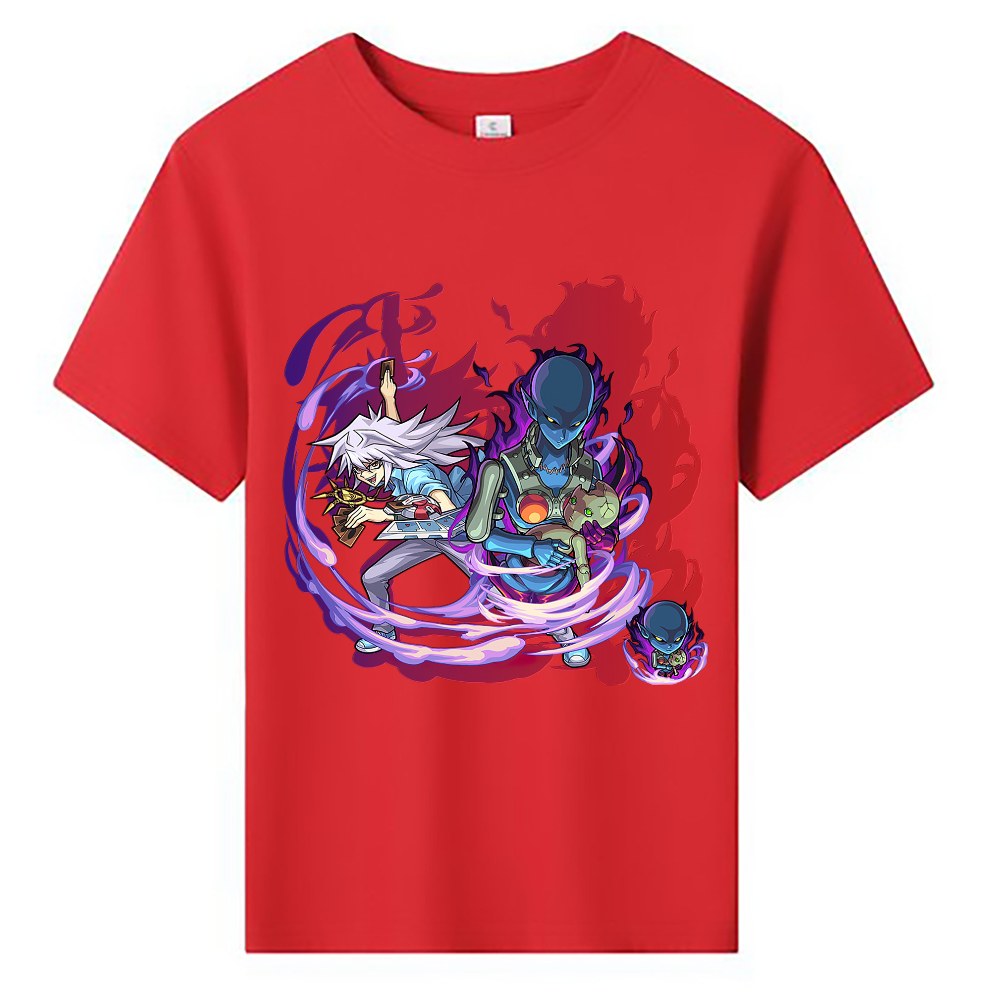 （画像用） 遊☆戯☆王 Yu-Gi-Oh! 綿100％キッズTシャツ（フロントプリント）