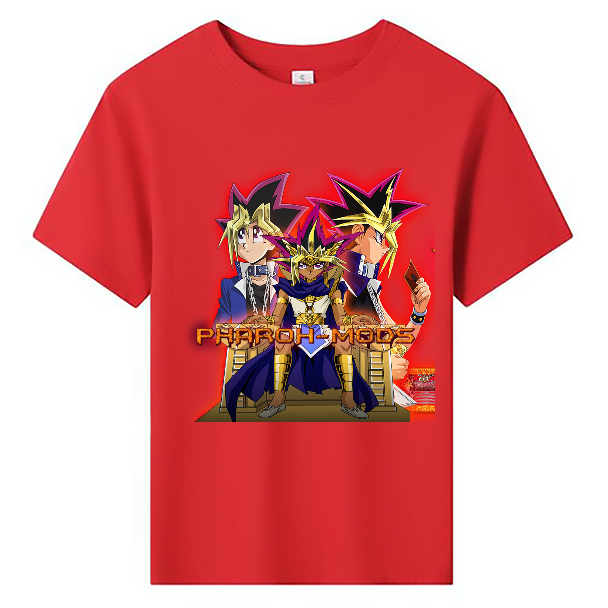 （画像用） 遊☆戯☆王 Yu-Gi-Oh! 綿100％キッズTシャツ（フロントプリント）