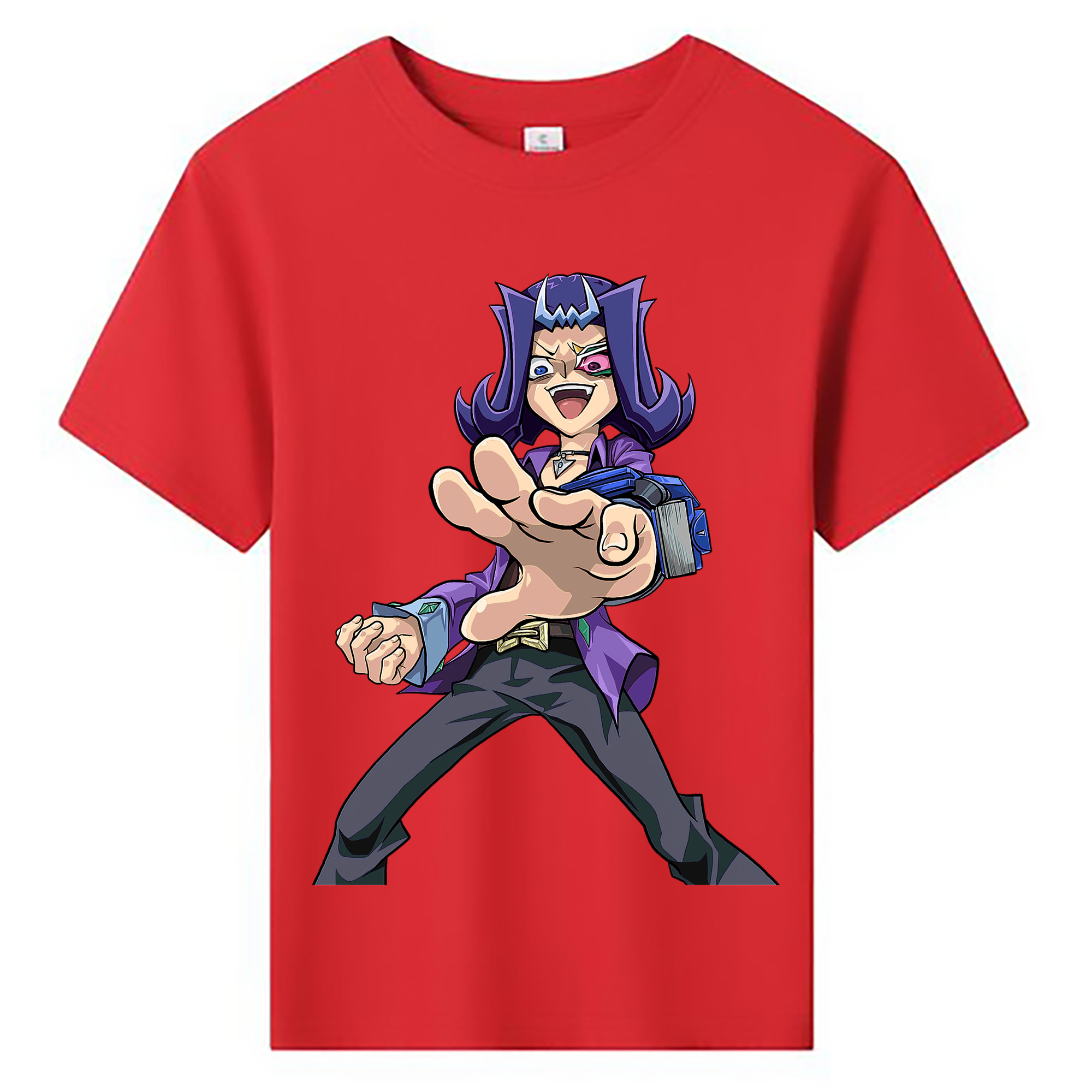（画像用） 遊☆戯☆王 Yu-Gi-Oh! 綿100％キッズTシャツ（フロントプリント）