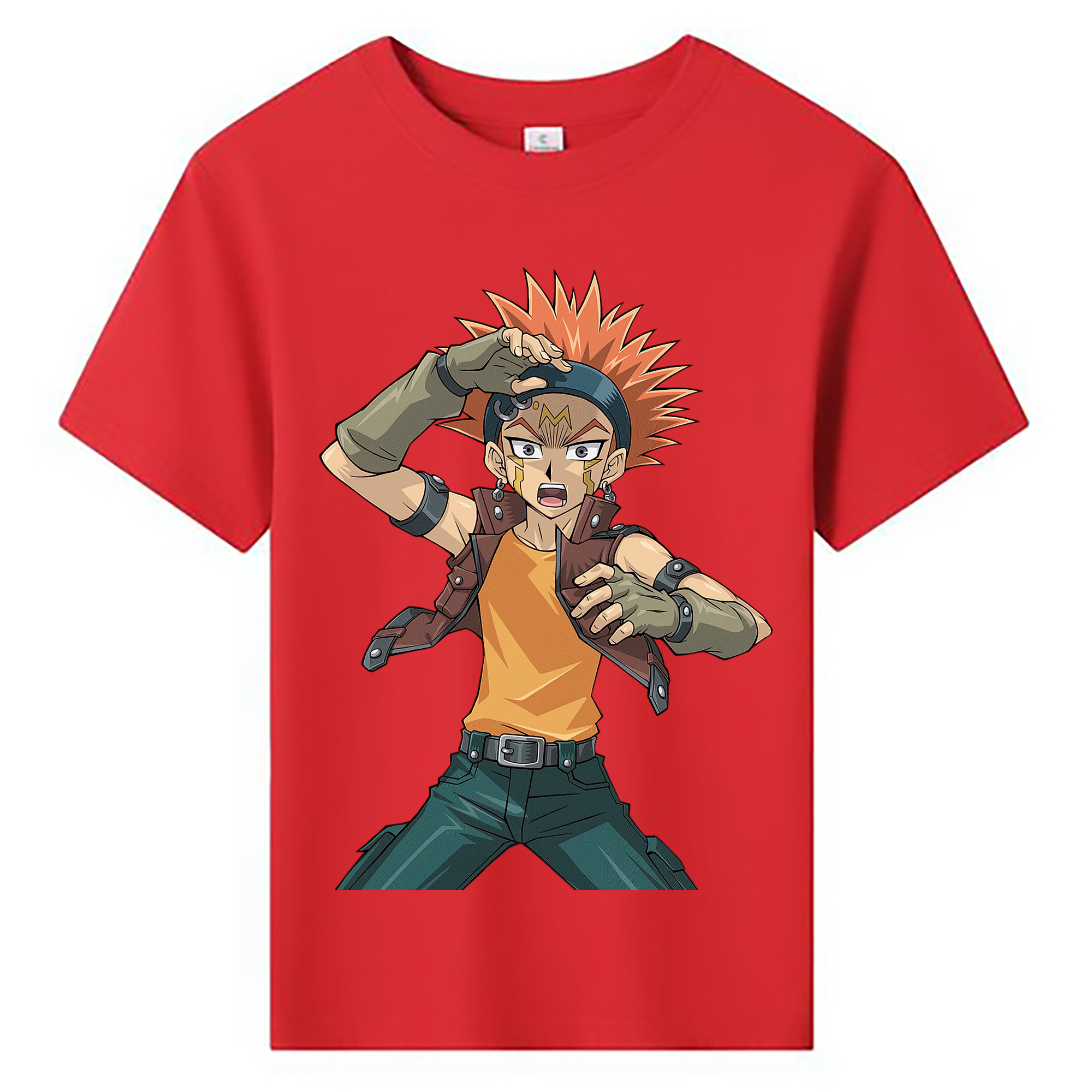 （画像用） 遊☆戯☆王 Yu-Gi-Oh! 綿100％キッズTシャツ（フロントプリント）