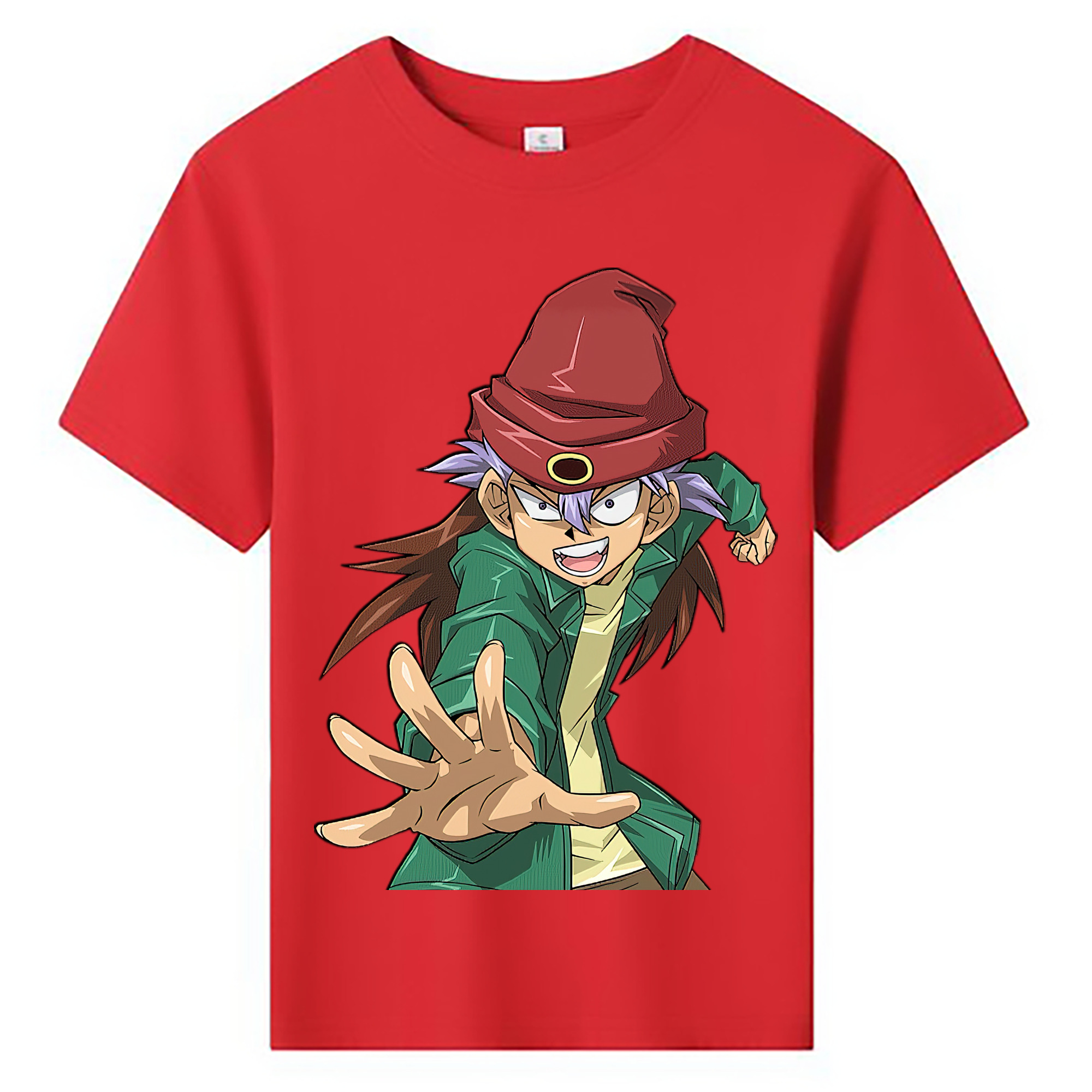 （画像用） 遊☆戯☆王 Yu-Gi-Oh! 綿100％キッズTシャツ（フロントプリント）