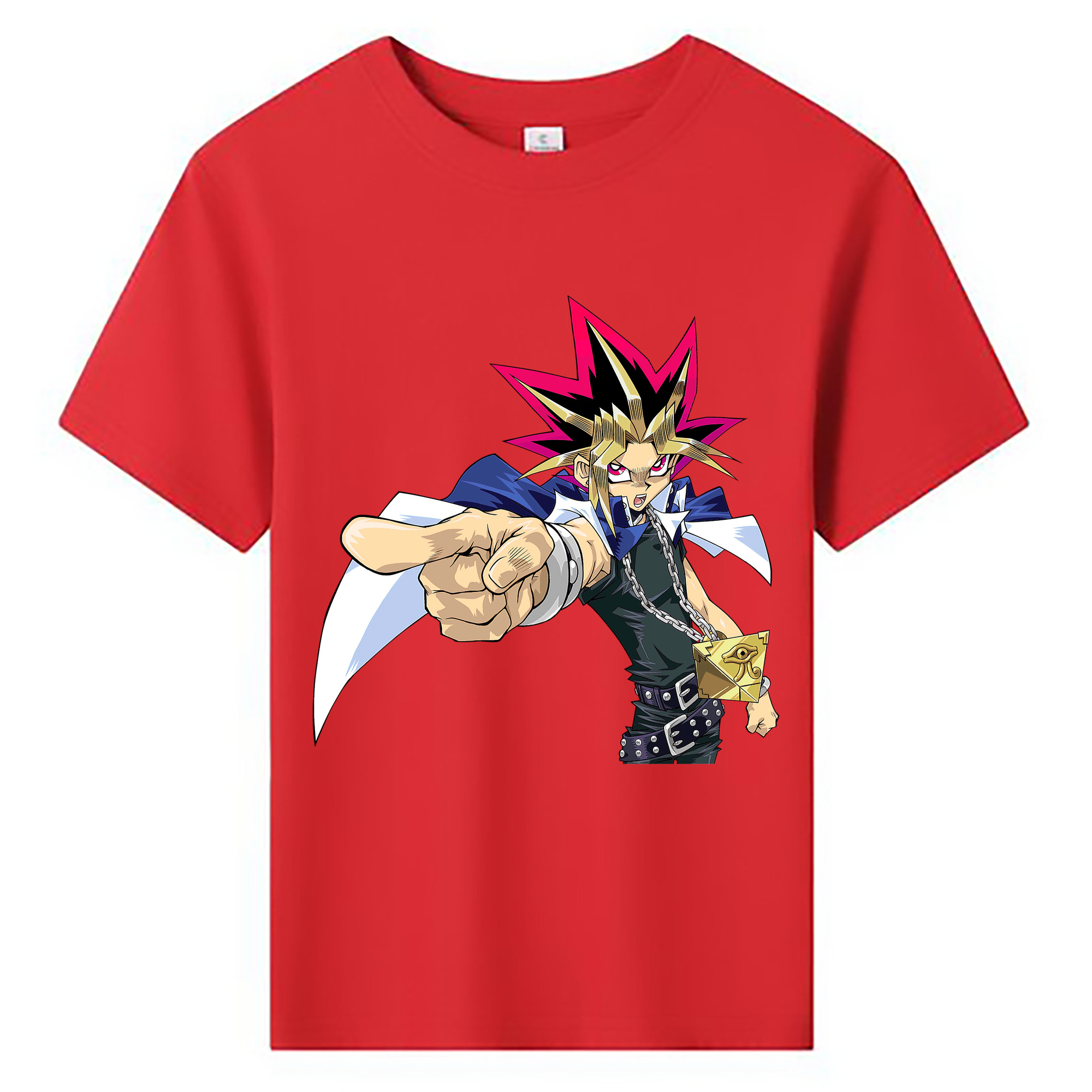 （画像用） 遊☆戯☆王 Yu-Gi-Oh! 綿100％キッズTシャツ（フロントプリント）