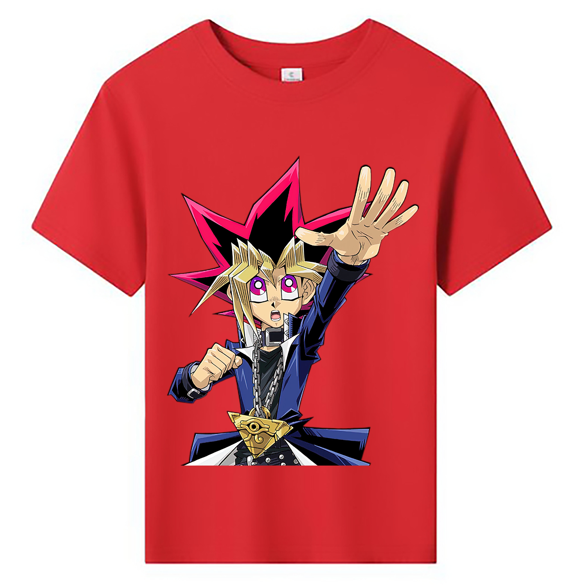 （画像用） 遊☆戯☆王 Yu-Gi-Oh! 綿100％キッズTシャツ（フロントプリント）