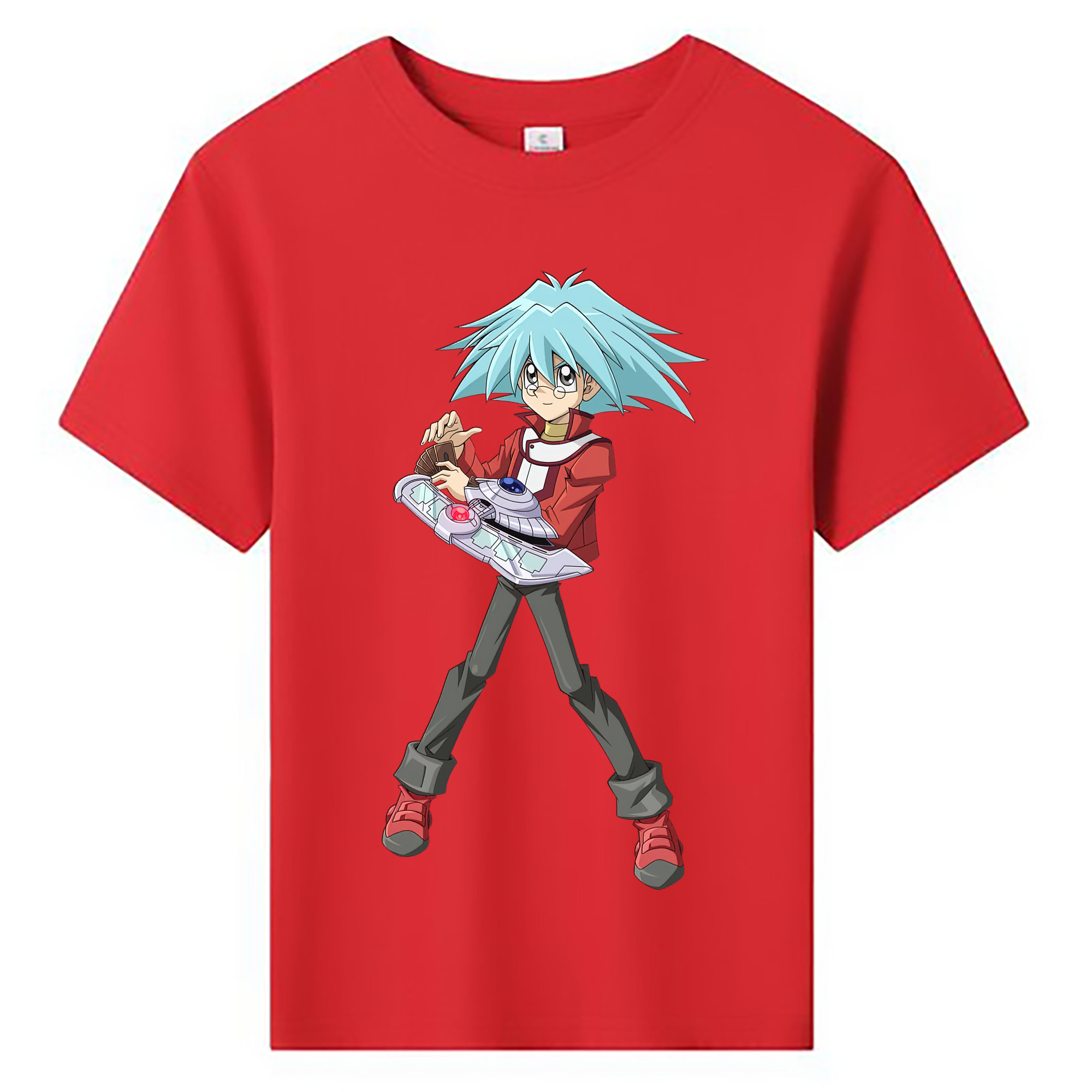 （画像用） 遊☆戯☆王 Yu-Gi-Oh! 綿100％キッズTシャツ（フロントプリント）
