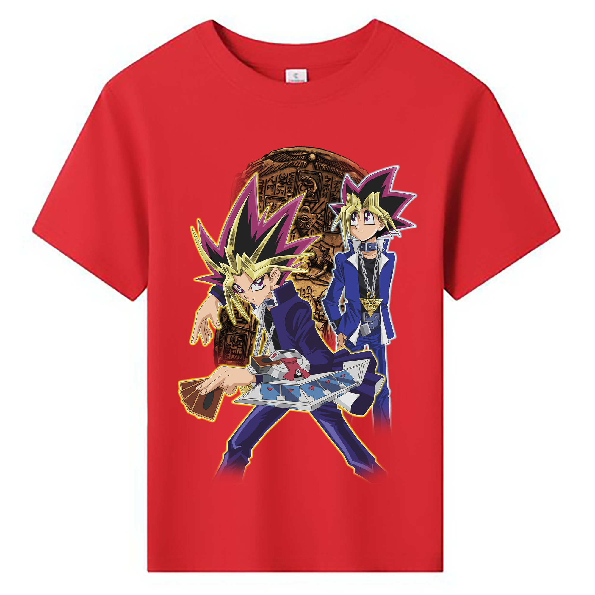 （画像用） 遊☆戯☆王 Yu-Gi-Oh! 綿100％キッズTシャツ（フロントプリント）