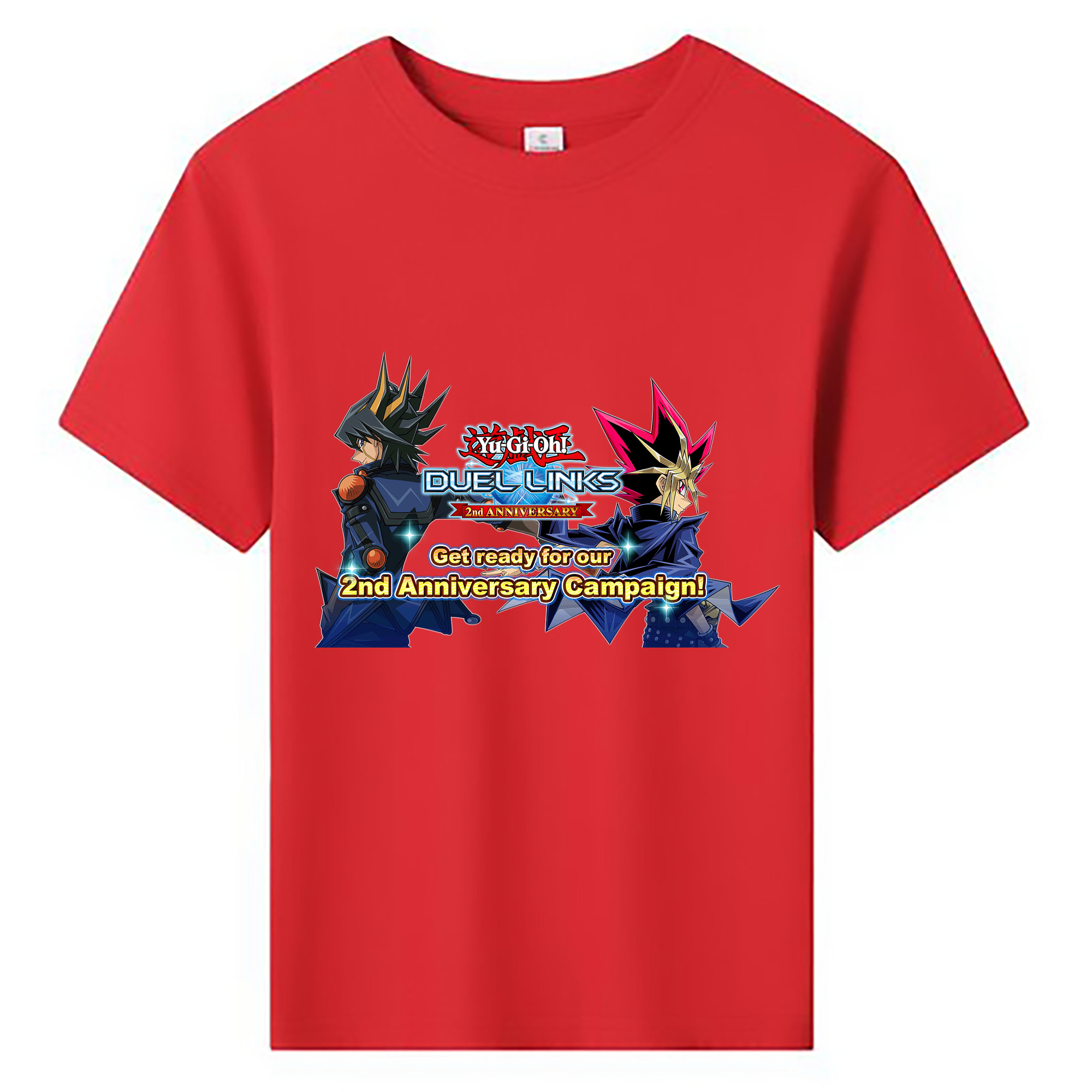 （画像用） 遊☆戯☆王 Yu-Gi-Oh! 綿100％キッズTシャツ（フロントプリント）