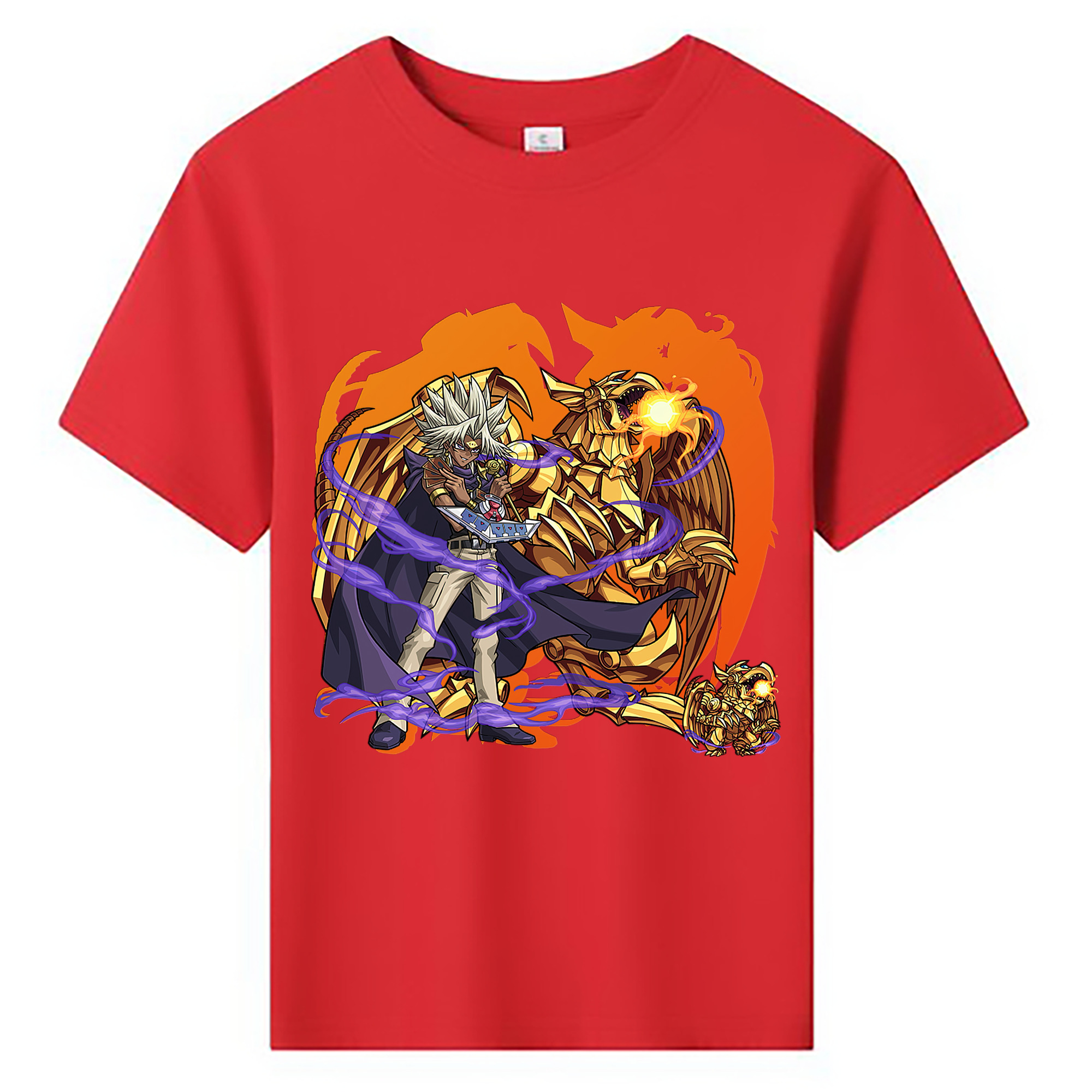 （画像用） 遊☆戯☆王 Yu-Gi-Oh! 綿100％キッズTシャツ（フロントプリント）