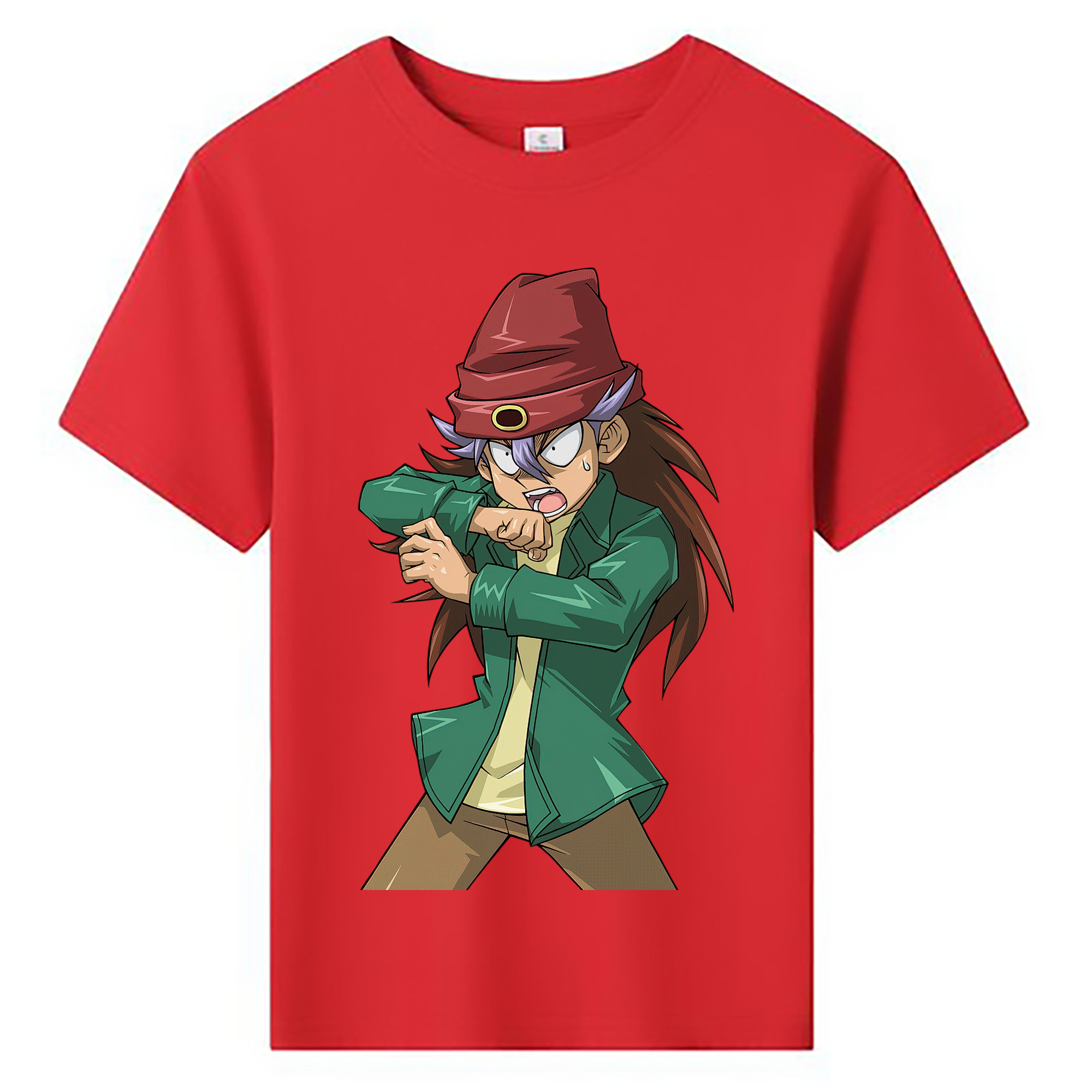（画像用） 遊☆戯☆王 Yu-Gi-Oh! 綿100％キッズTシャツ（フロントプリント）