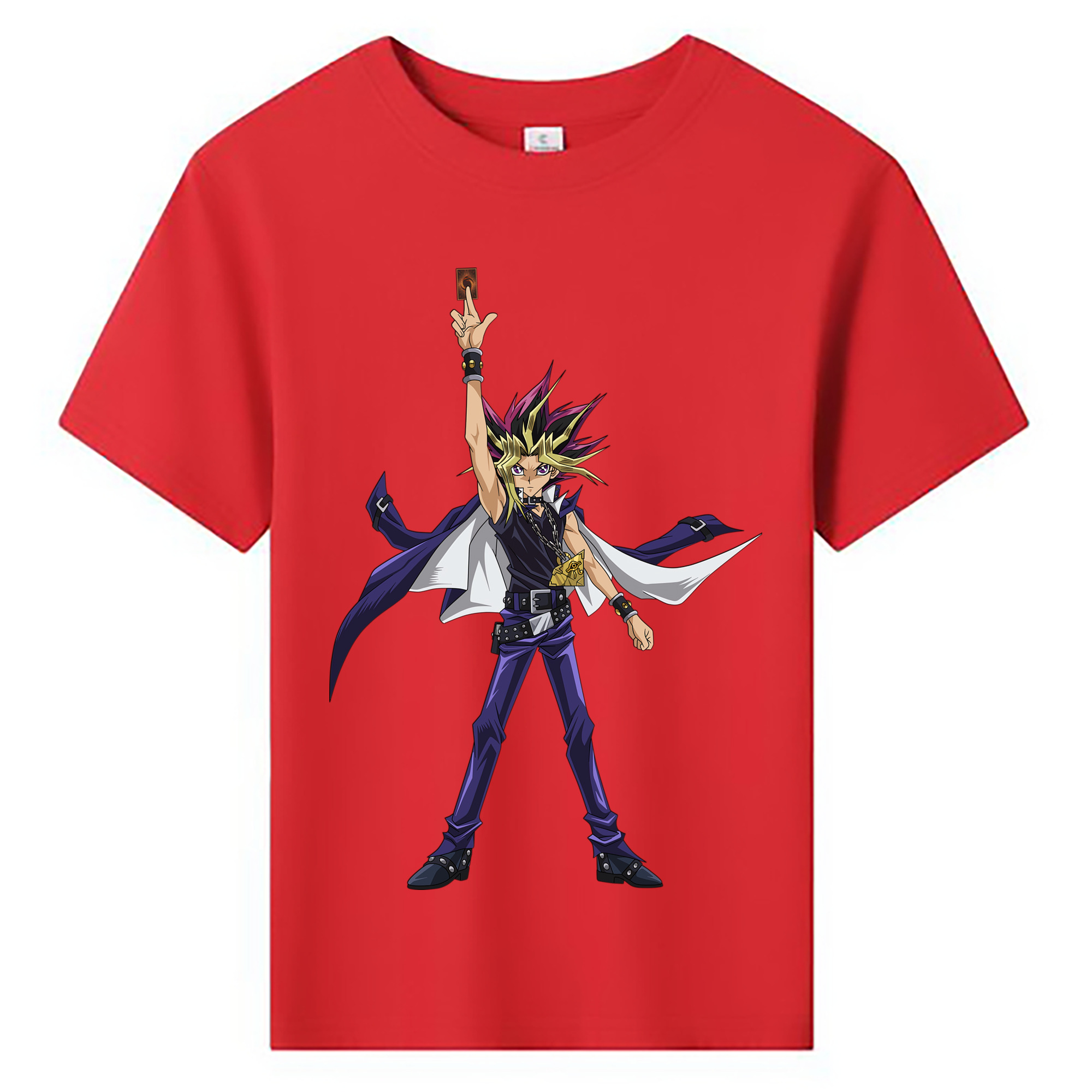 （画像用） 遊☆戯☆王 Yu-Gi-Oh! 綿100％キッズTシャツ（フロントプリント）