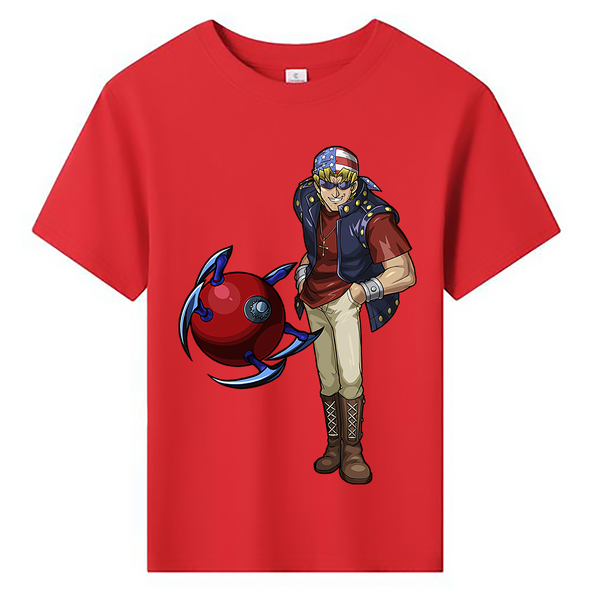 （画像用） 遊☆戯☆王 Yu-Gi-Oh! 綿100％キッズTシャツ（フロントプリント）