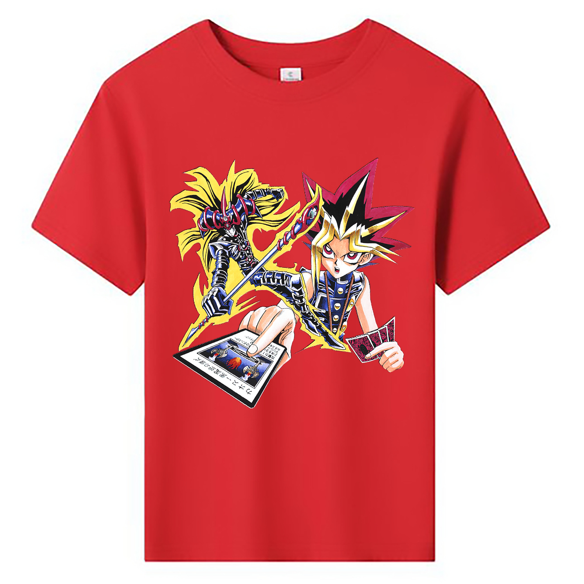 （画像用） 遊☆戯☆王 Yu-Gi-Oh! 綿100％キッズTシャツ（フロントプリント）