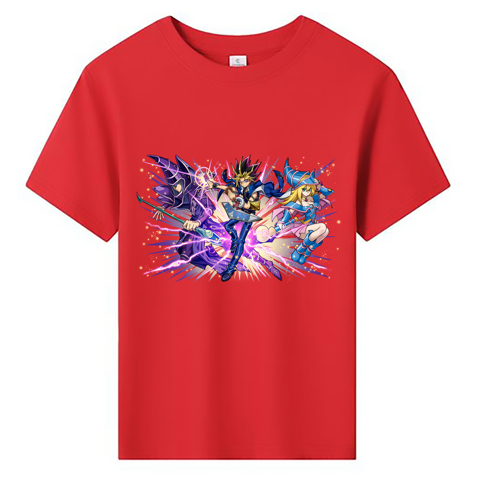 （画像用） 遊☆戯☆王 Yu-Gi-Oh! 綿100％キッズTシャツ（フロントプリント）