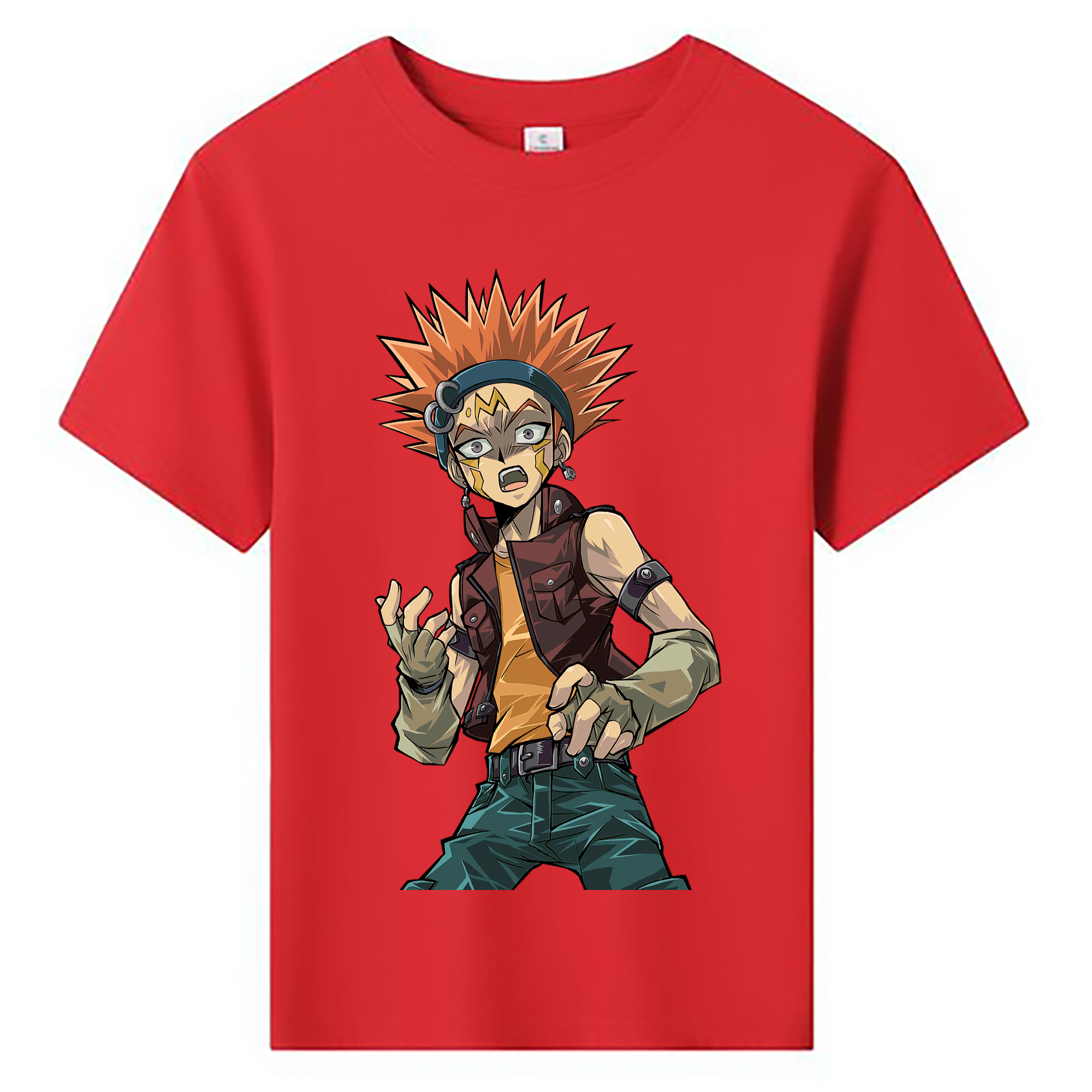（画像用） 遊☆戯☆王 Yu-Gi-Oh! 綿100％キッズTシャツ（フロントプリント）