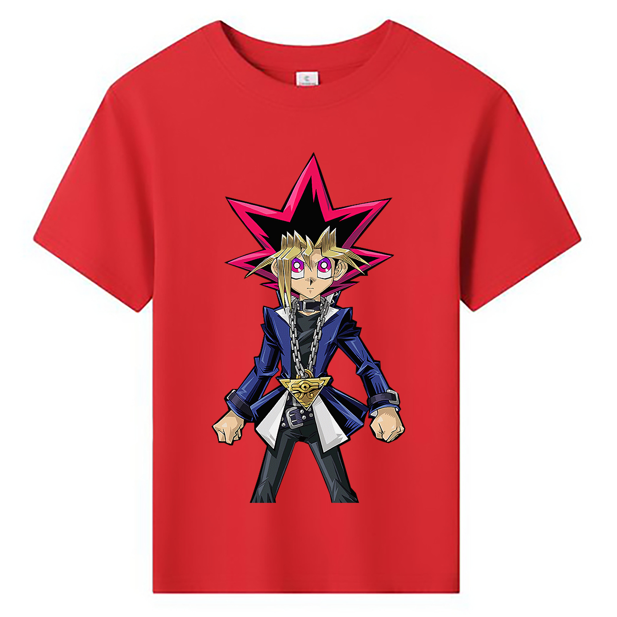 （画像用） 遊☆戯☆王 Yu-Gi-Oh! 綿100％キッズTシャツ（フロントプリント）
