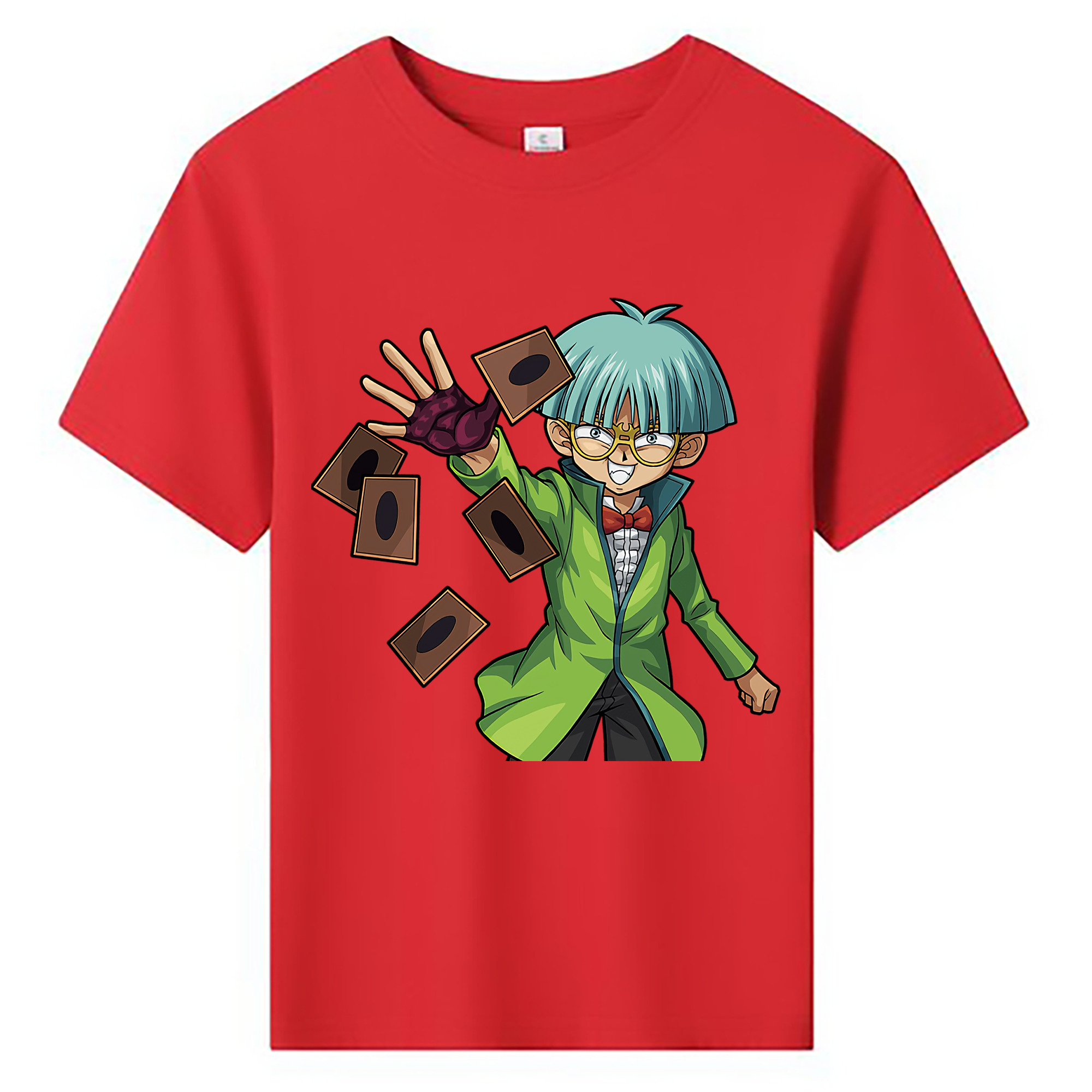 （画像用） 遊☆戯☆王 Yu-Gi-Oh! 綿100％キッズTシャツ（フロントプリント）